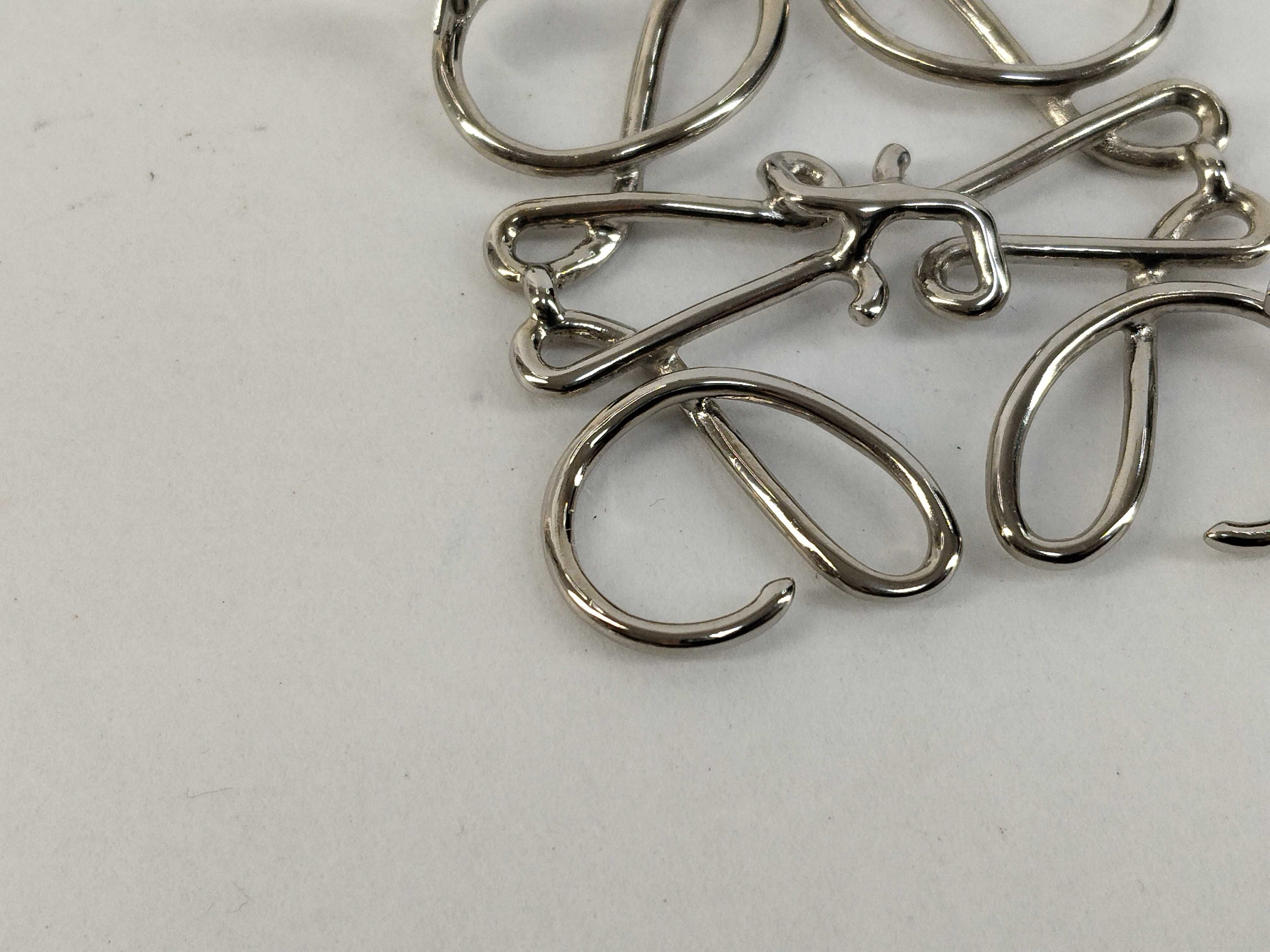 Anagram Silver Brooch with Dust Bag and Box — view 4