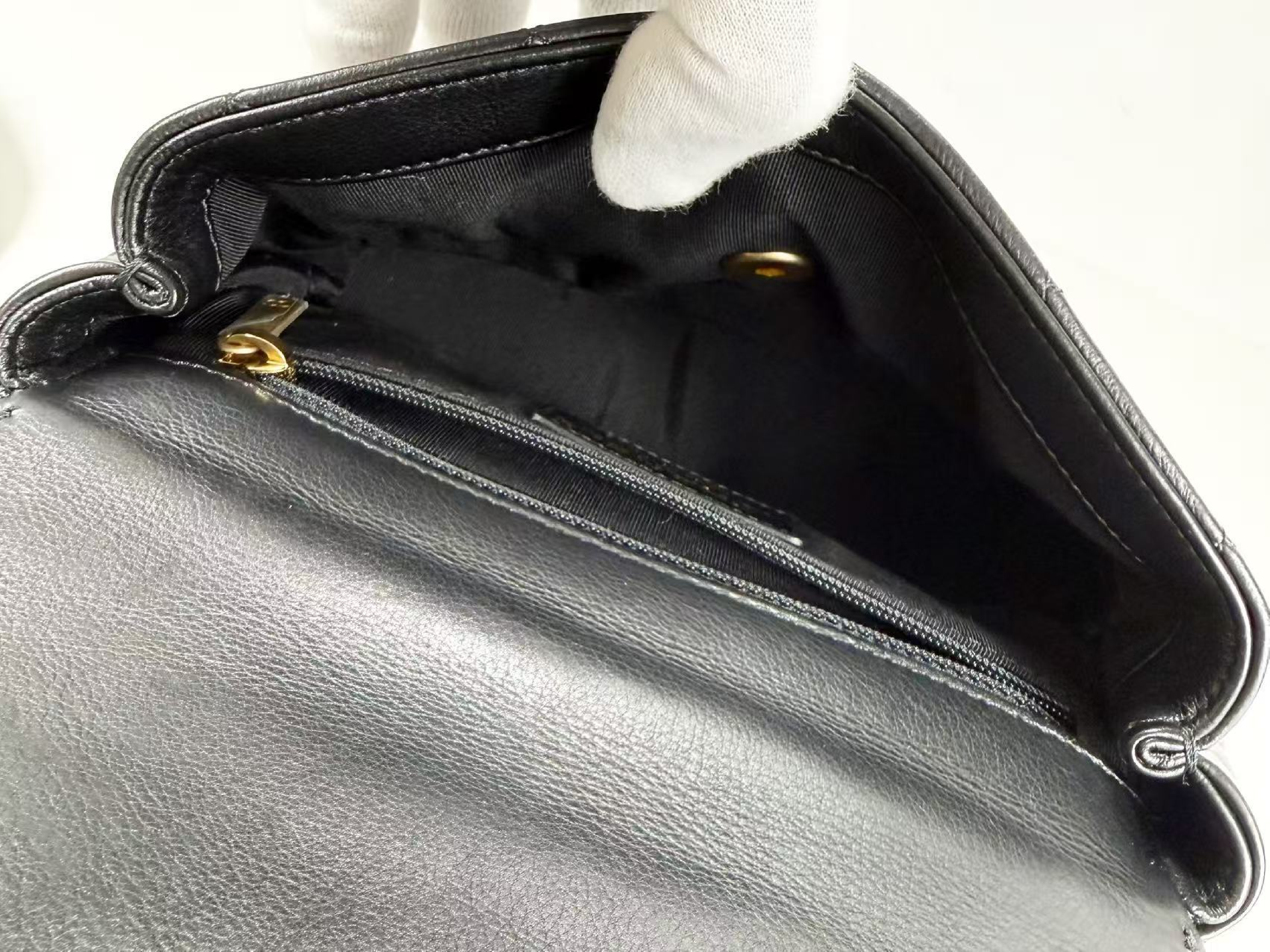Black Matelassé Runway 3-Way Bag, Approx. W19cm, Serial Number [Includes Box, Booklet, Dust Bag, Authenticity Card, Strap, and Seal] Gold Hardware, Shoulder Bag 27769929 — view 13