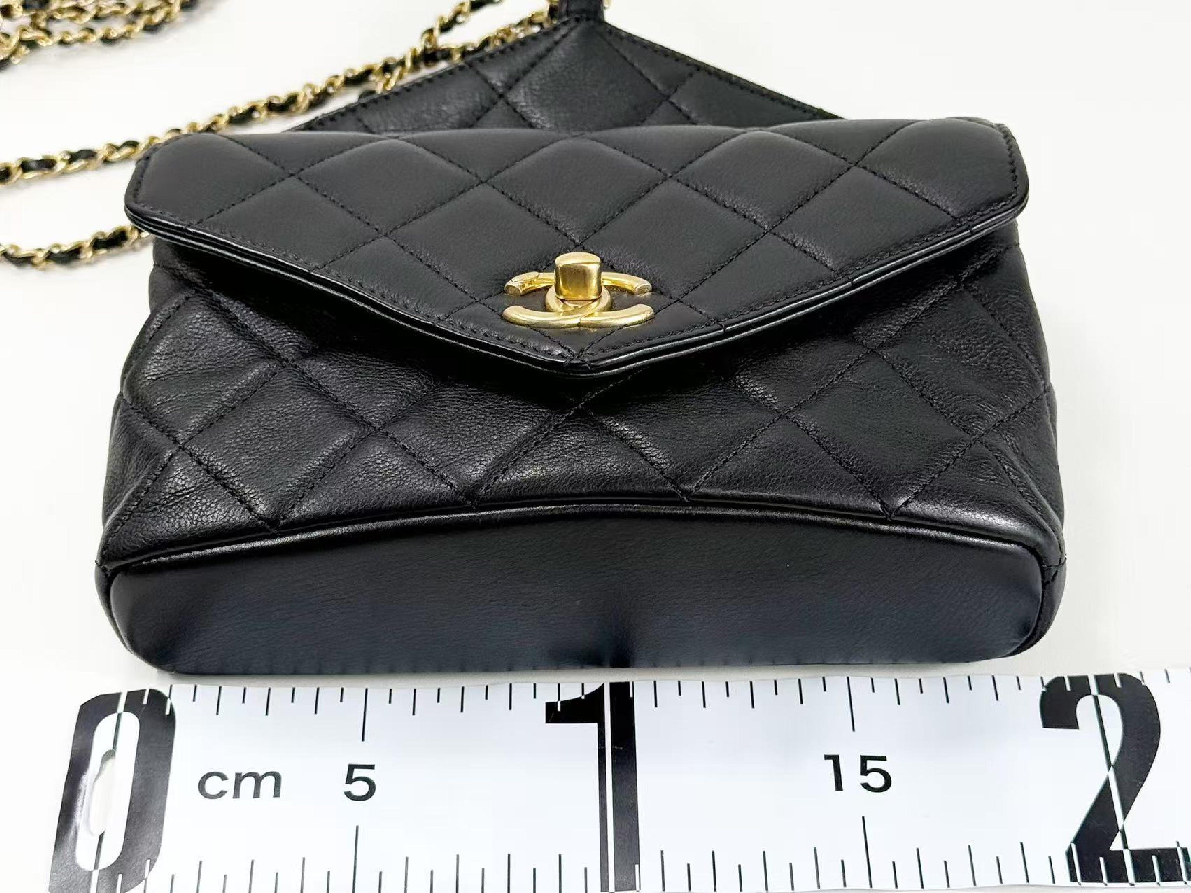 Black Matelassé Runway 3-Way Bag, Approx. W19cm, Serial Number [Includes Box, Booklet, Dust Bag, Authenticity Card, Strap, and Seal] Gold Hardware, Shoulder Bag 27769929 — view 4