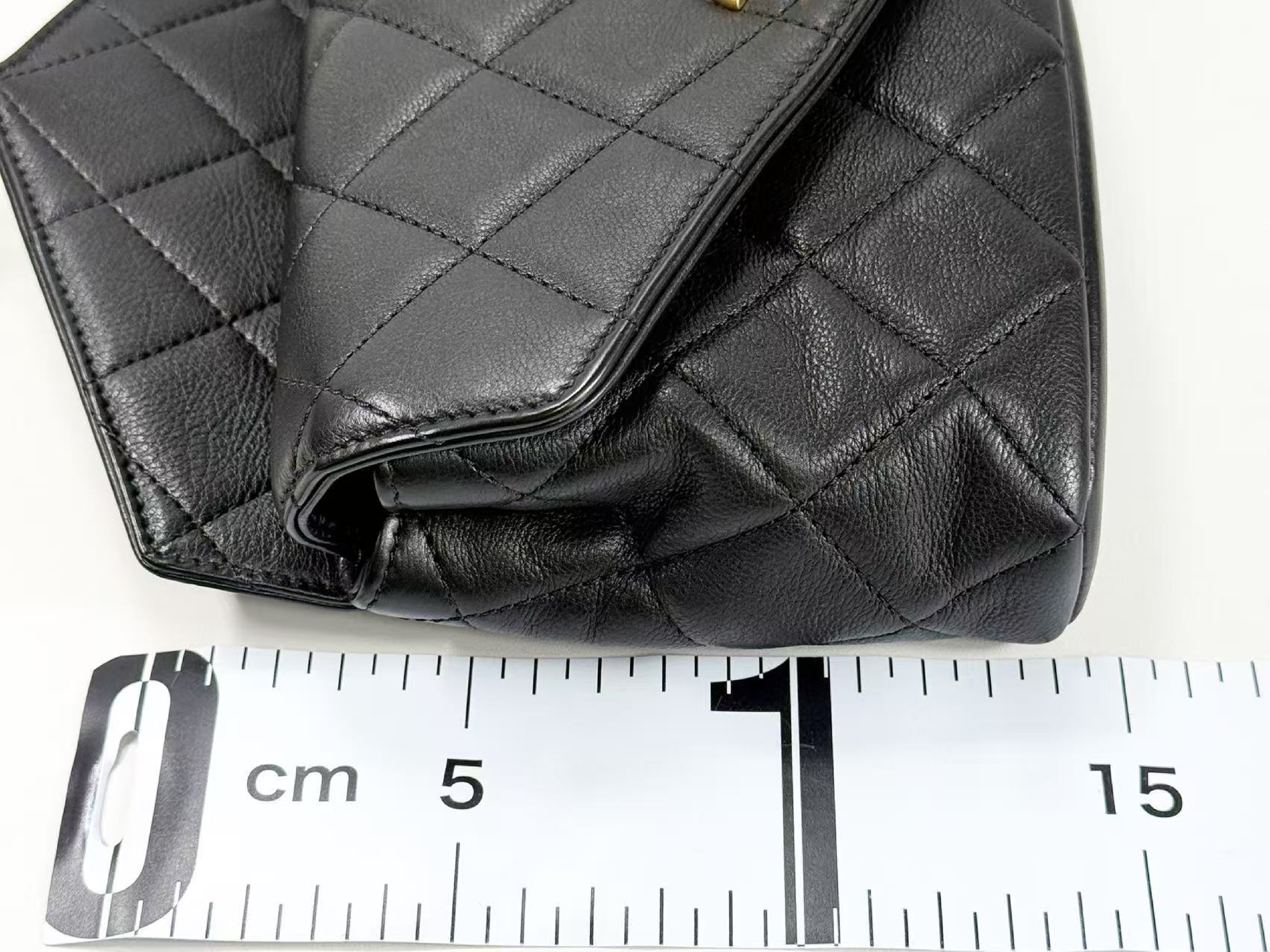 Black Matelassé Runway 3-Way Bag, Approx. W19cm, Serial Number [Includes Box, Booklet, Dust Bag, Authenticity Card, Strap, and Seal] Gold Hardware, Shoulder Bag 27769929 — view 5