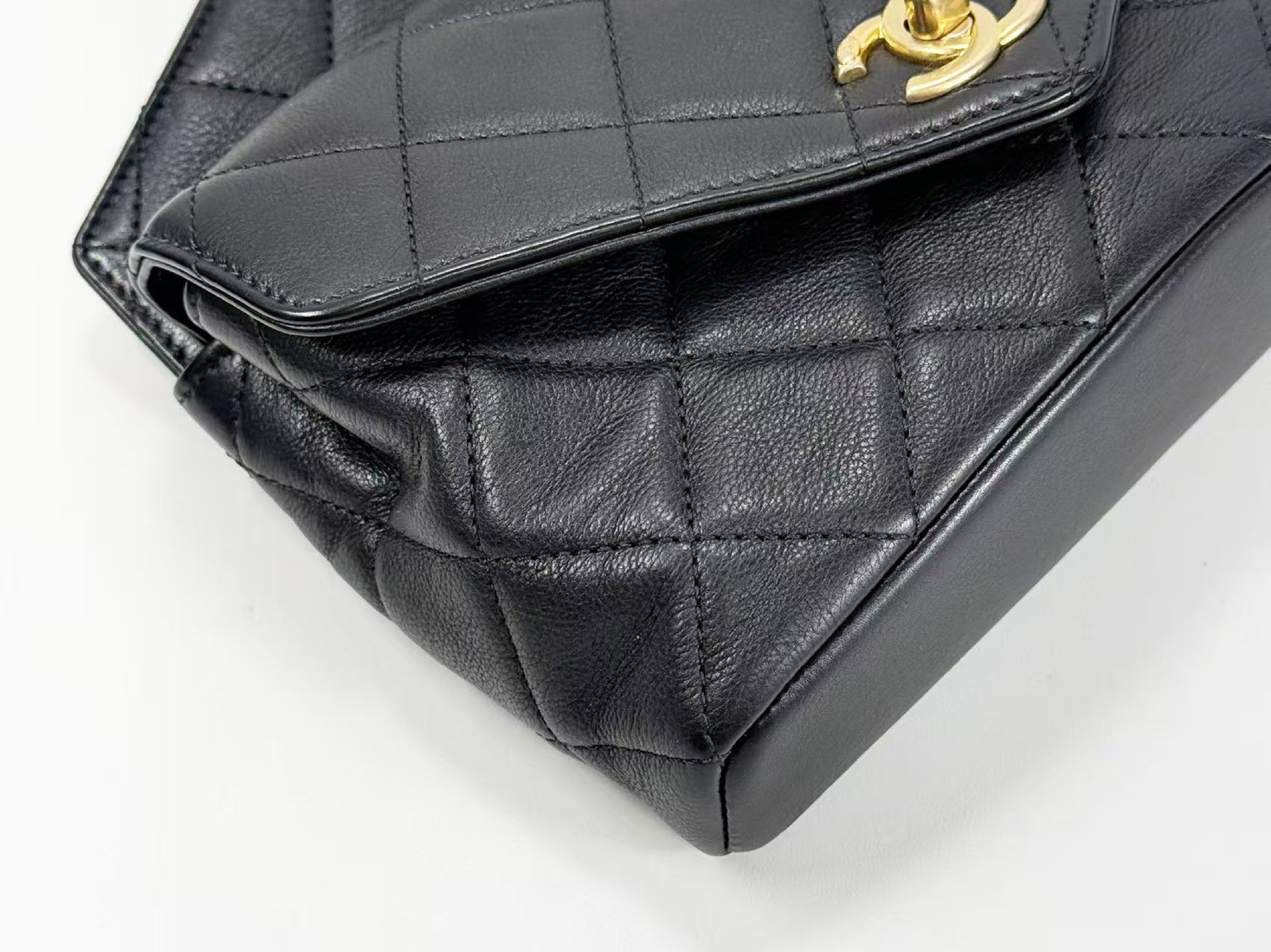 Black Matelassé Runway 3-Way Bag, Approx. W19cm, Serial Number [Includes Box, Booklet, Dust Bag, Authenticity Card, Strap, and Seal] Gold Hardware, Shoulder Bag 27769929 — view 8