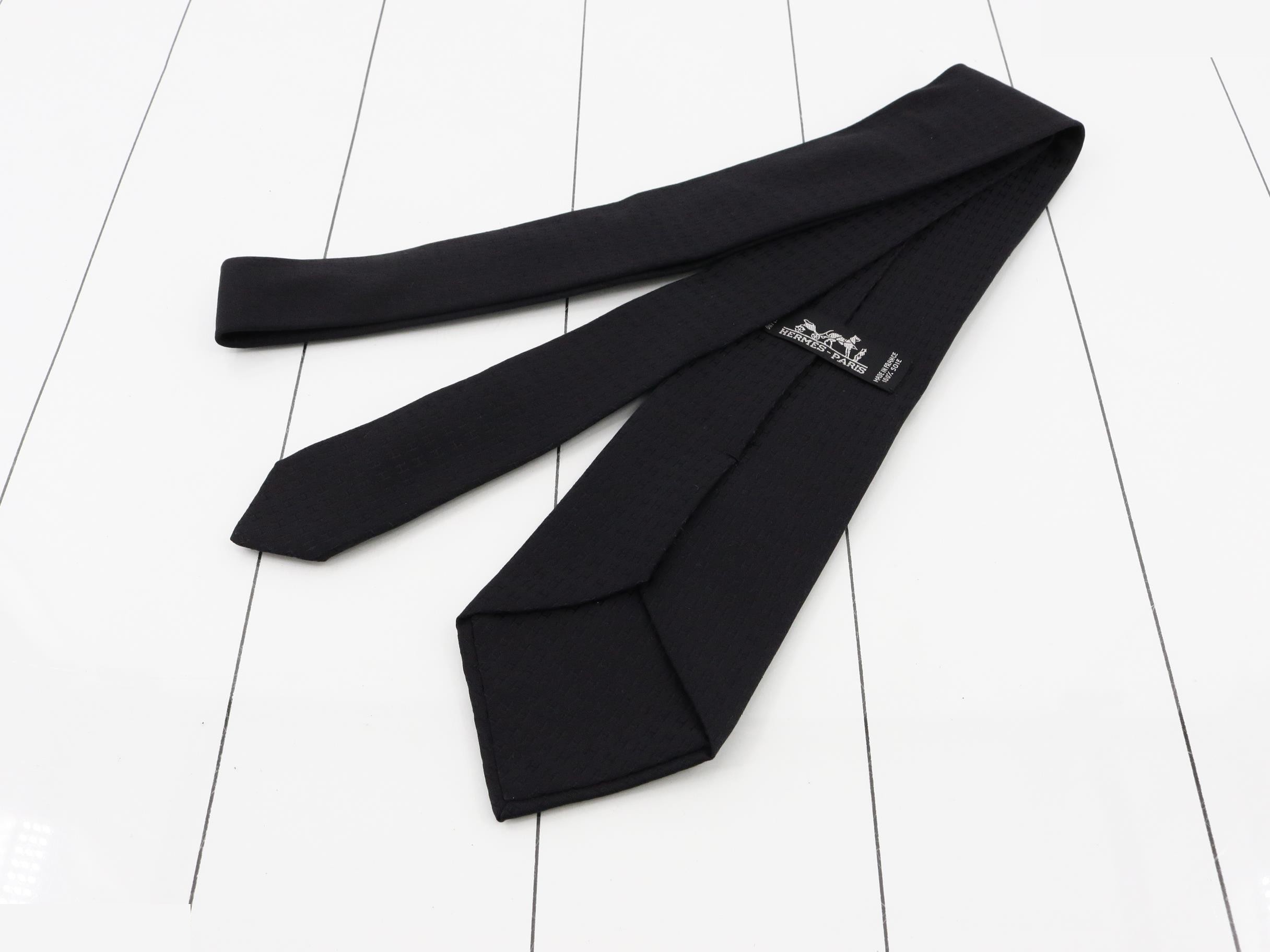 Necktie with tag — view 2
