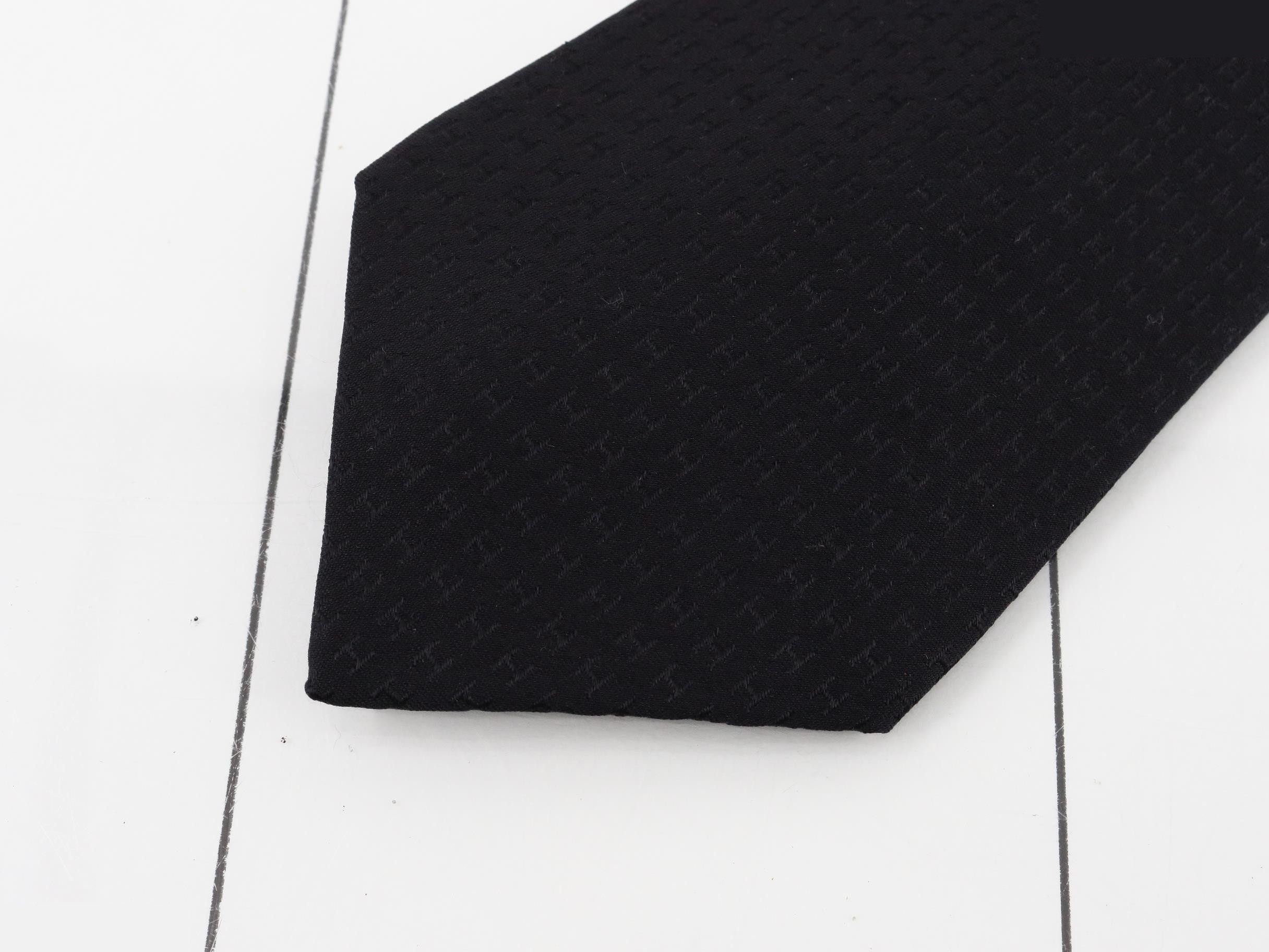 Necktie with tag — view 3
