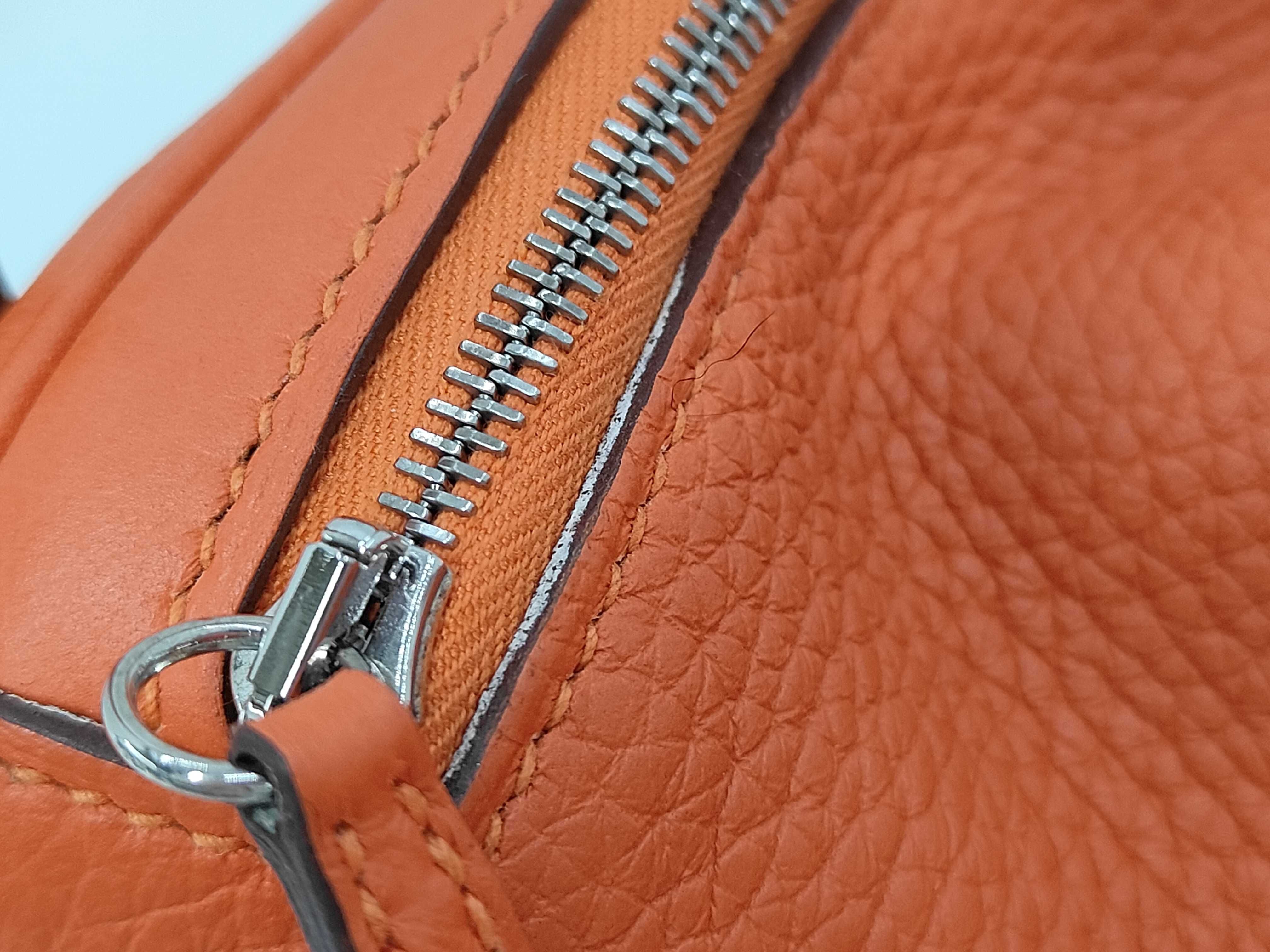 Lindy 26 Taurillon Clemence Orange Z Stamp Handbag — view 13