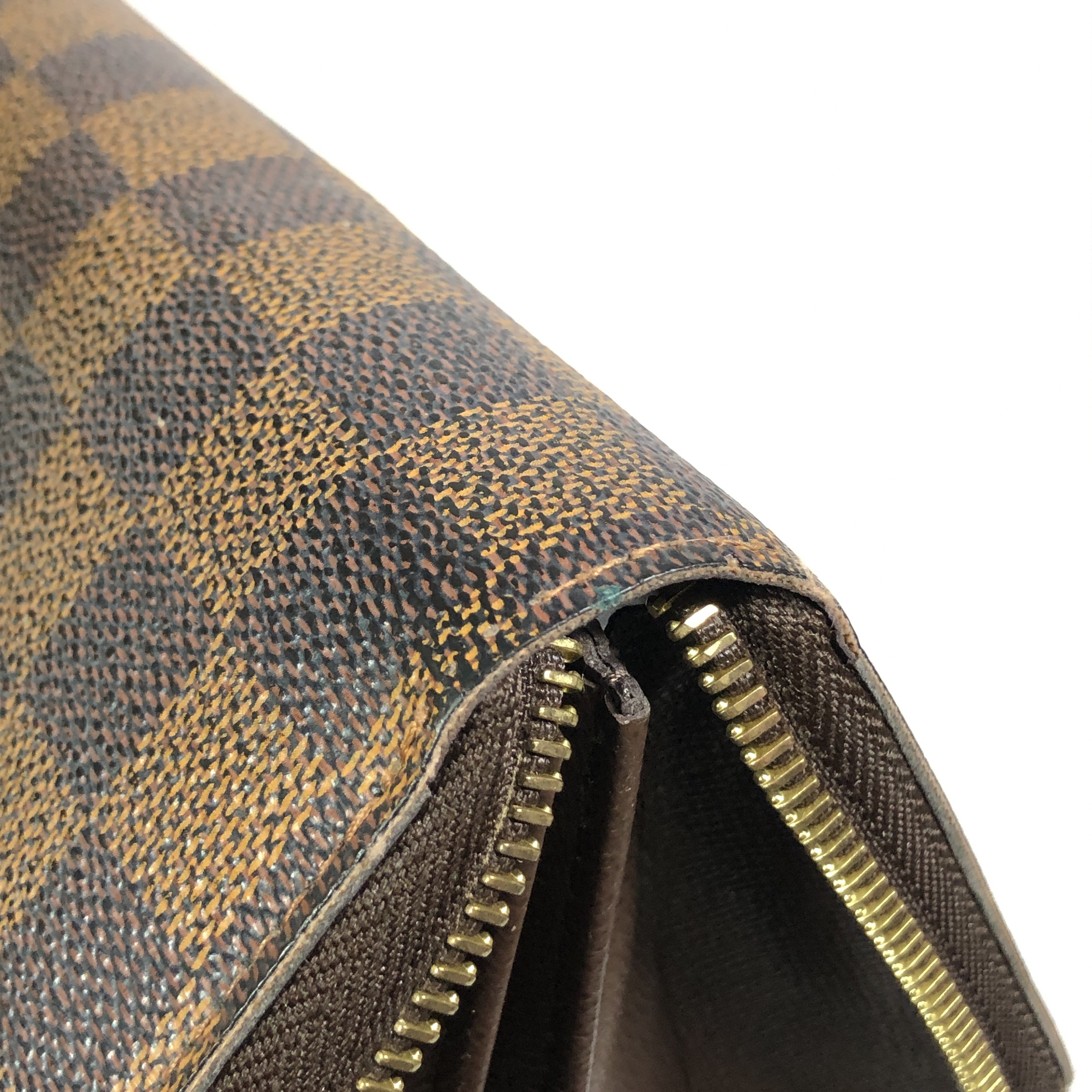 Damier Zippy Wallet Long Wallet N60015 Ebene with Coin Pocket CA3088 Wallet Made in Spain — view 12
