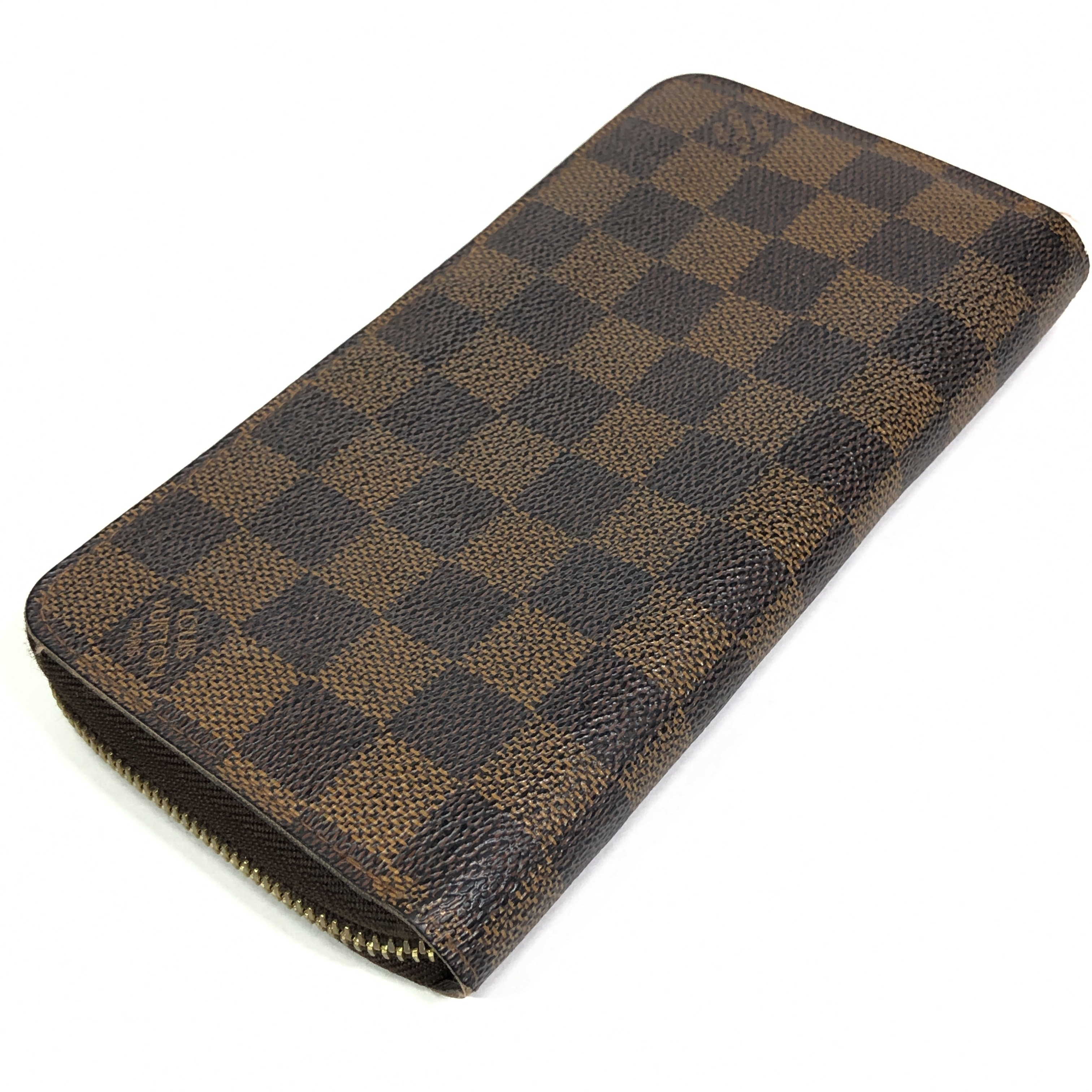 Damier Zippy Wallet Long Wallet N60015 Ebene with Coin Pocket CA3088 Wallet Made in Spain — view 4