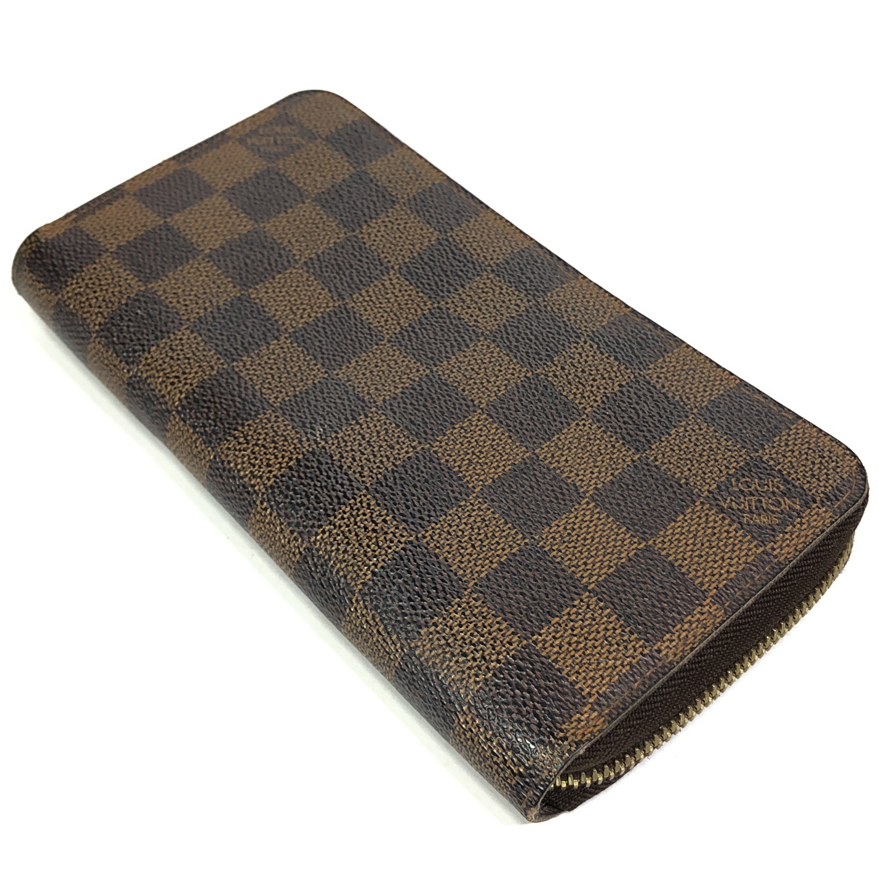 Damier Zippy Wallet Long Wallet N60015 Ebene with Coin Pocket CA3088 Wallet Made in Spain — view 5