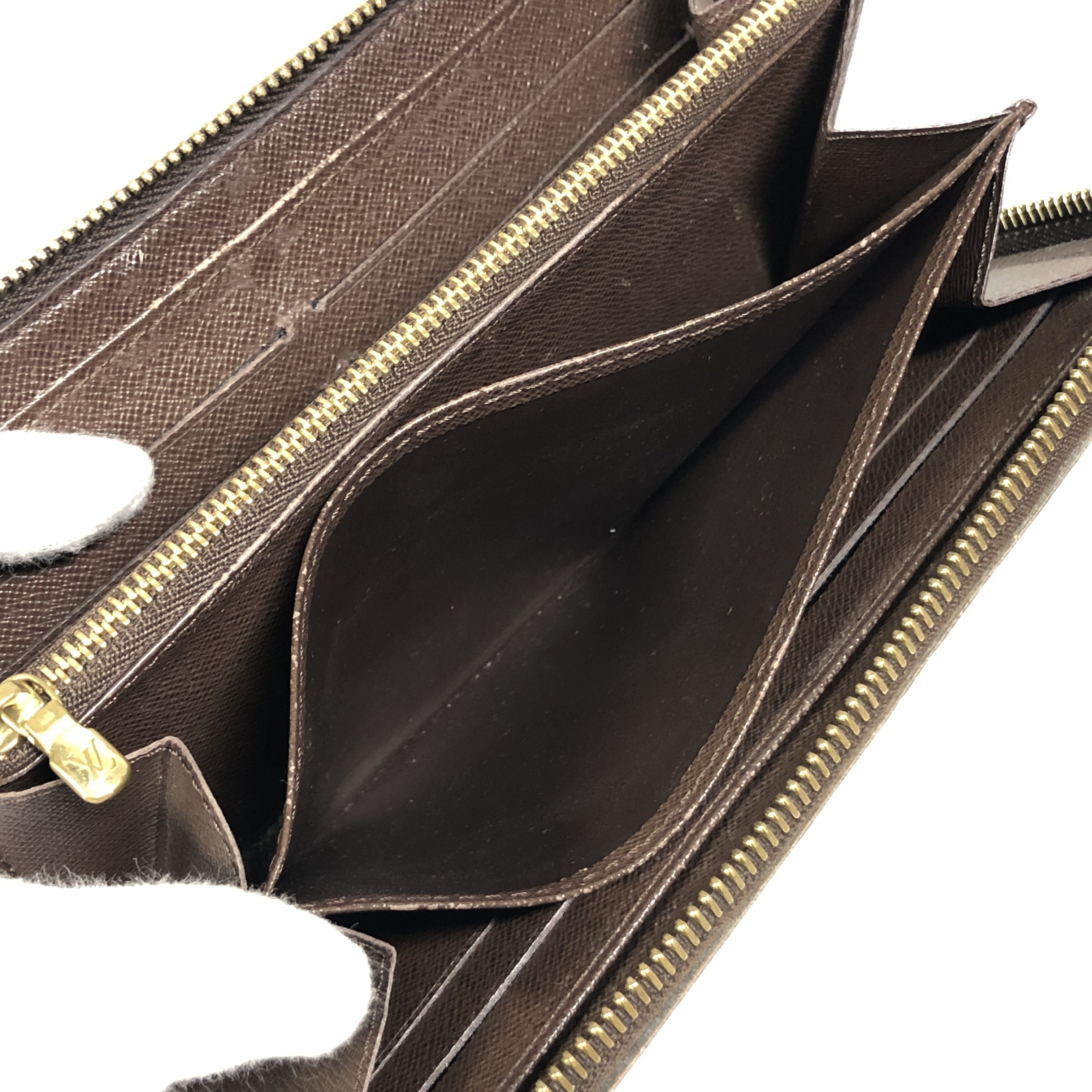Damier Zippy Wallet Long Wallet N60015 Ebene with Coin Pocket CA3088 Wallet Made in Spain — view 8