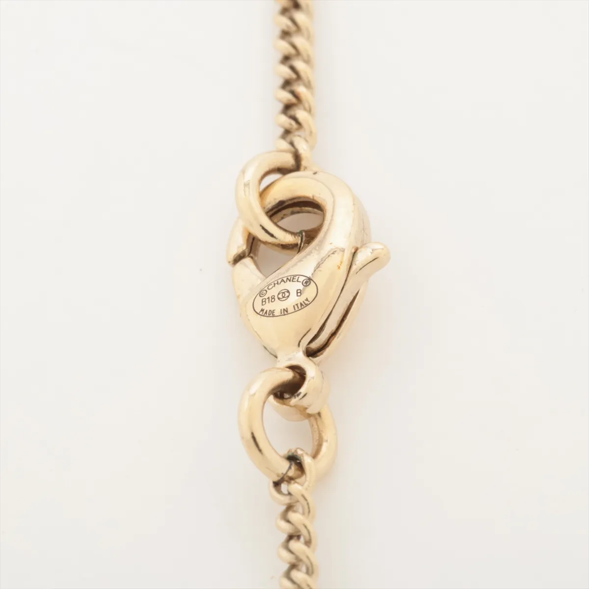 Cocomark B18B Necklace GP x Rhinestone Gold — view 4