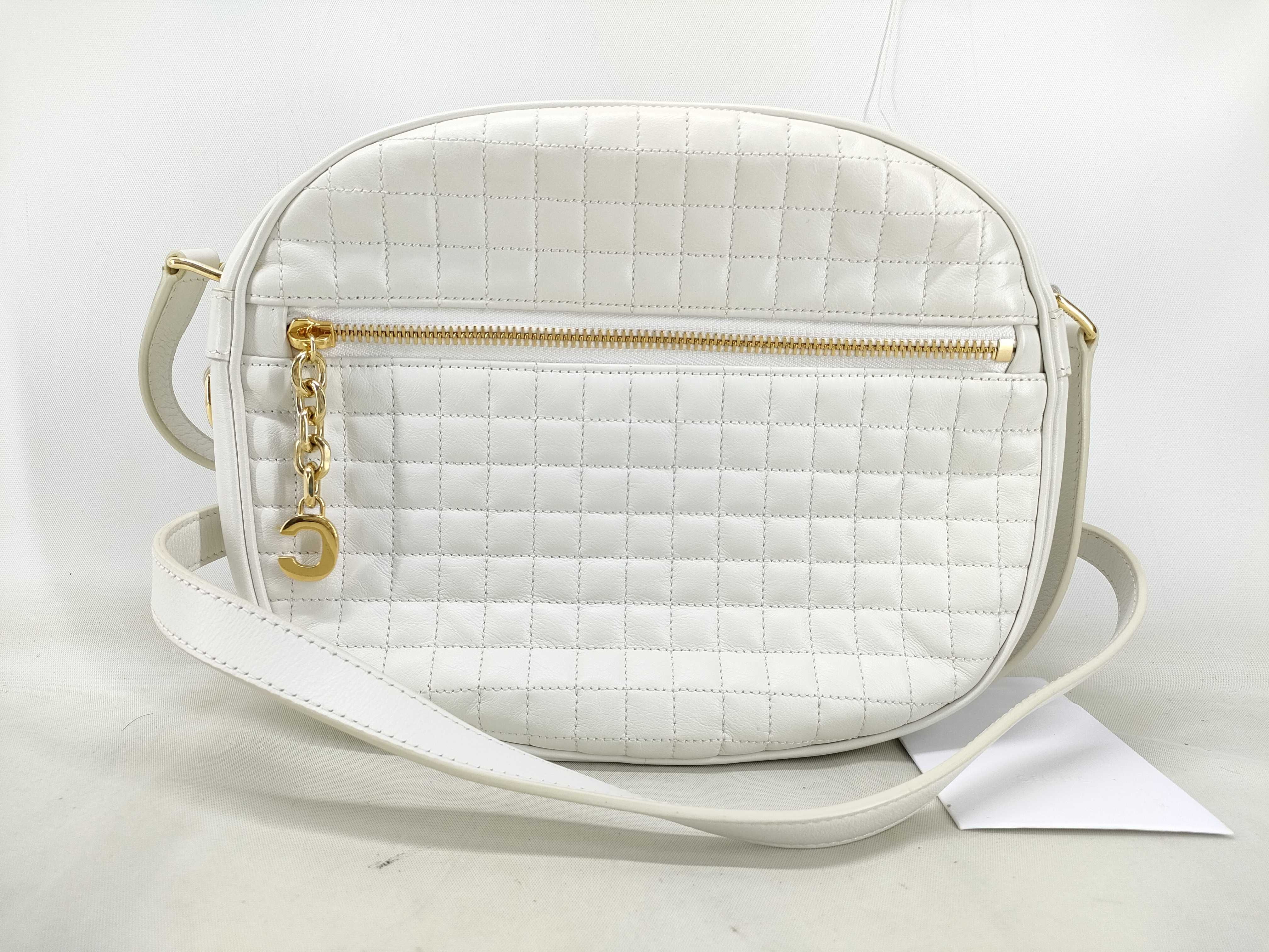 C Charm Leather Shoulder Bag