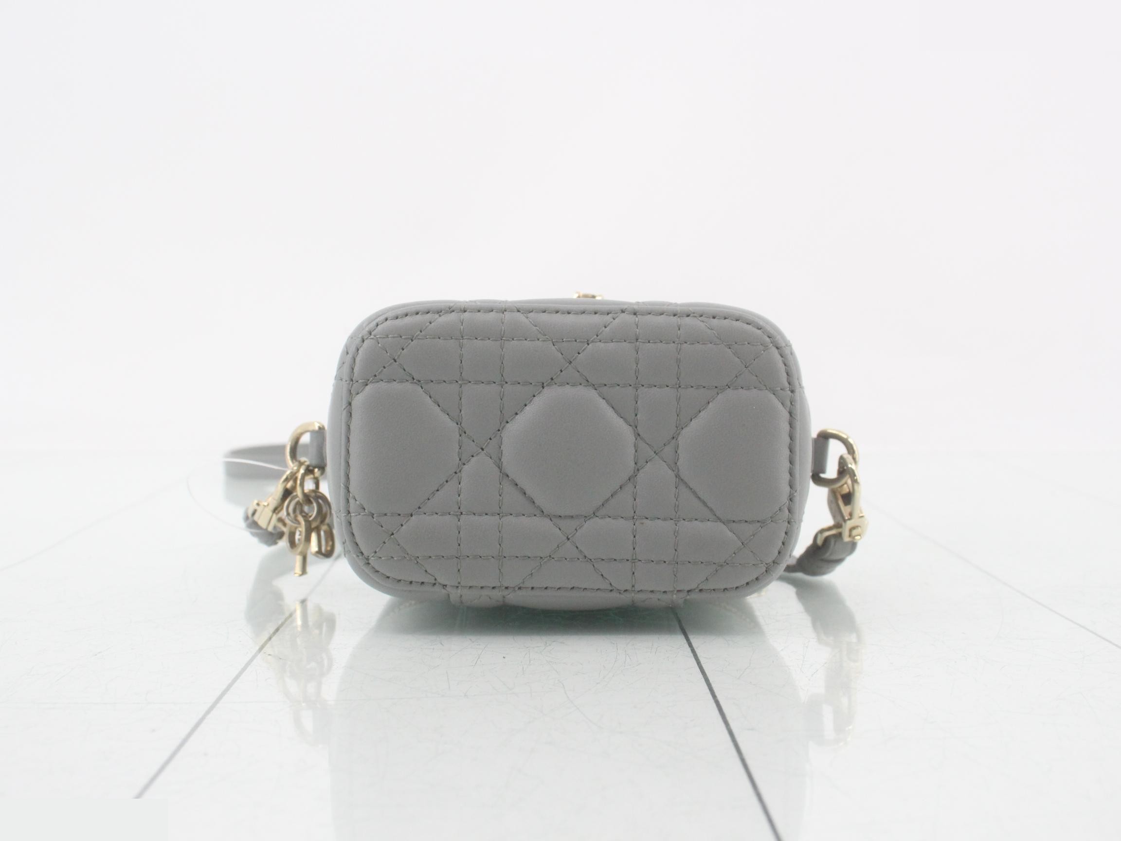 Cannage Lambskin 2-Way Vanity — view 3