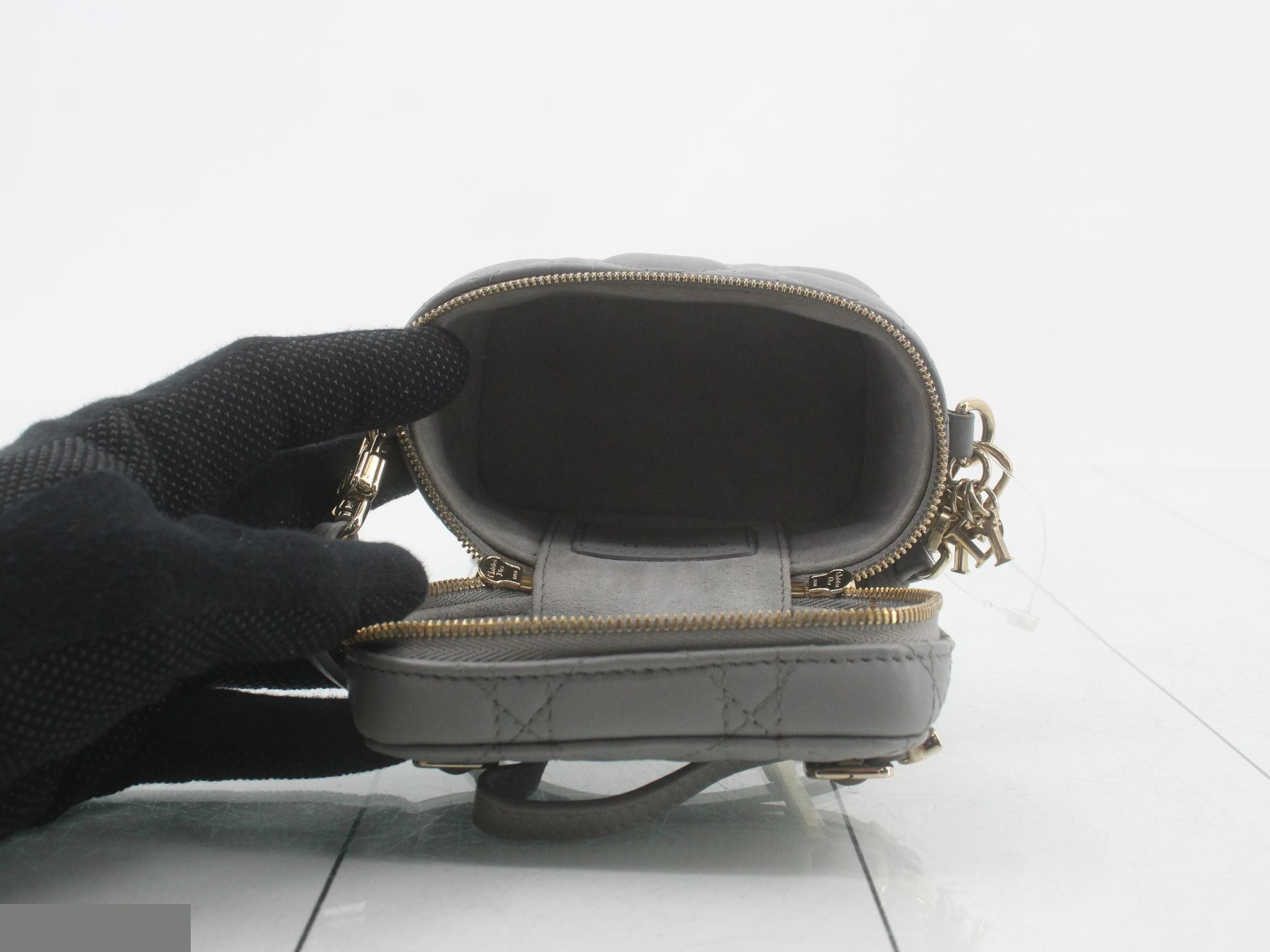 Cannage Lambskin 2-Way Vanity — view 4