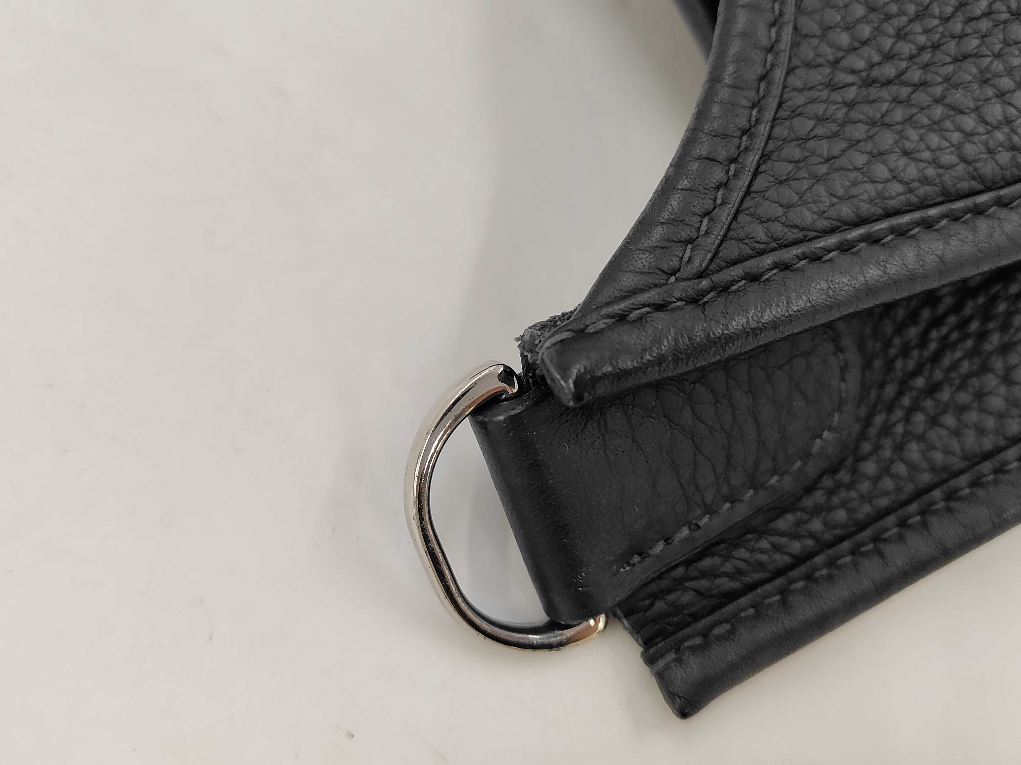 Evelyne 29 III Black Shoulder Bag with Silver Hardware (Stamp: L) — view 5