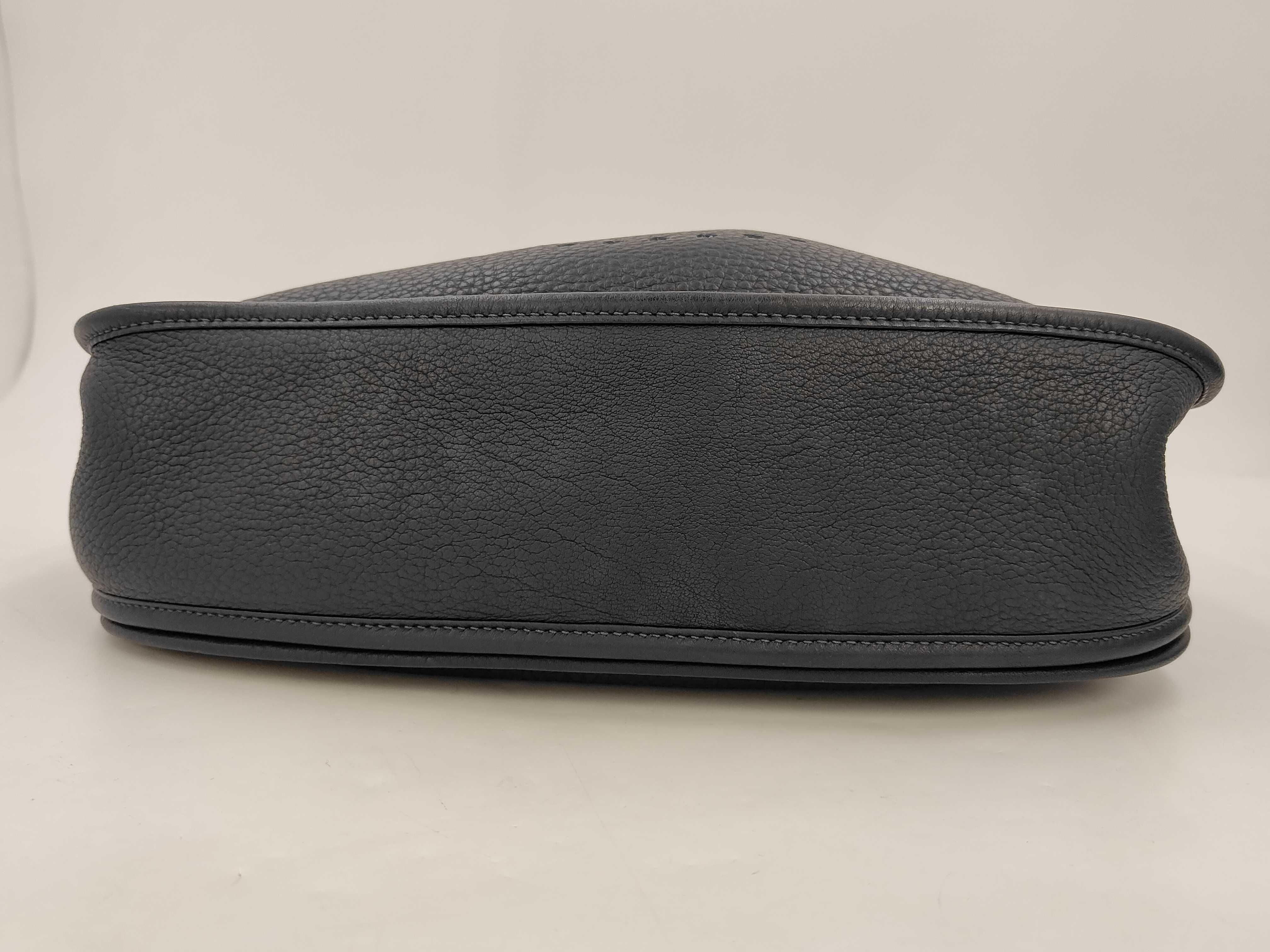 Evelyne 29 III Black Shoulder Bag with Silver Hardware (Stamp: L) — view 7