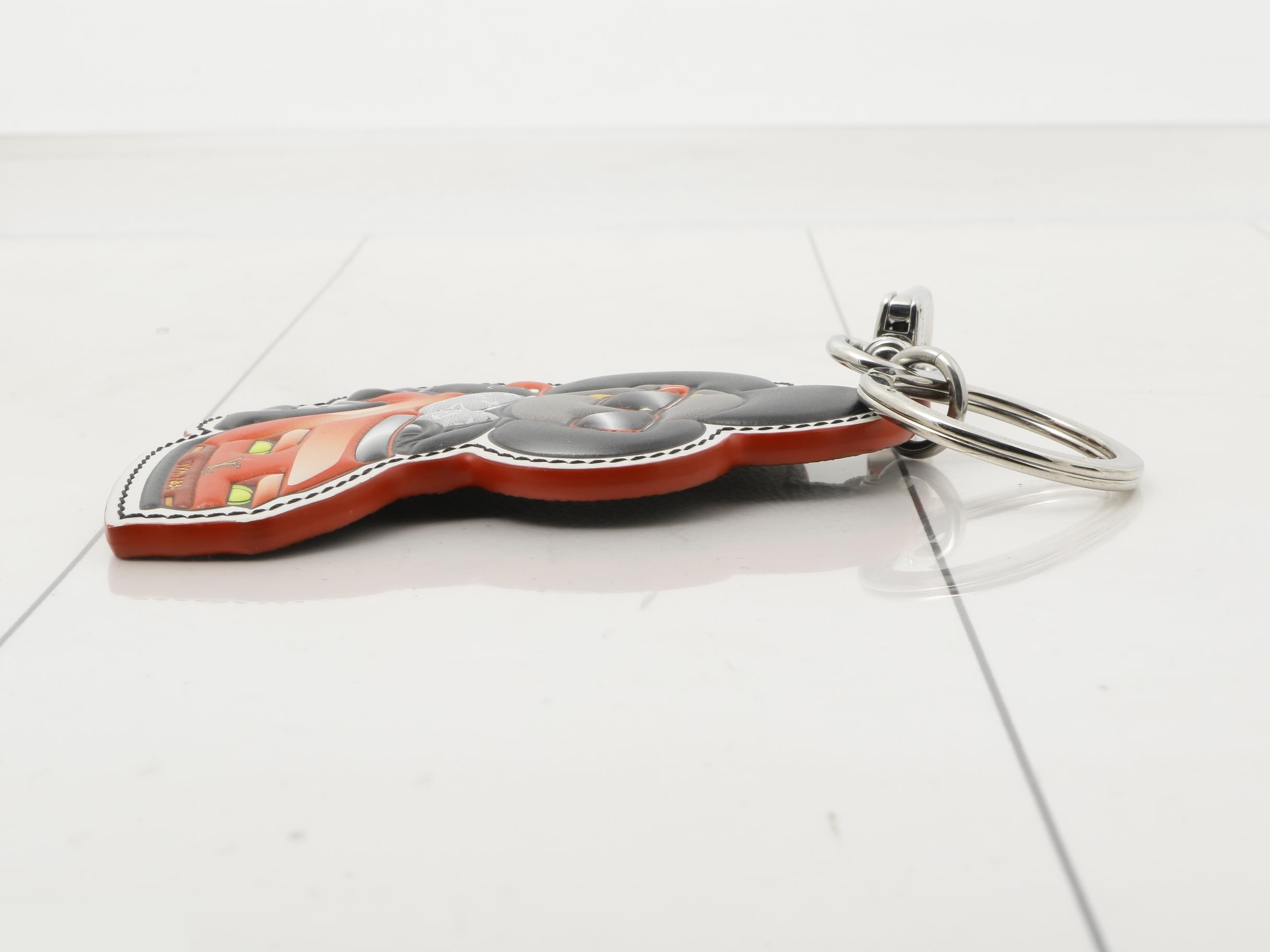 Sporty Car Vivienne Keychain — view 3