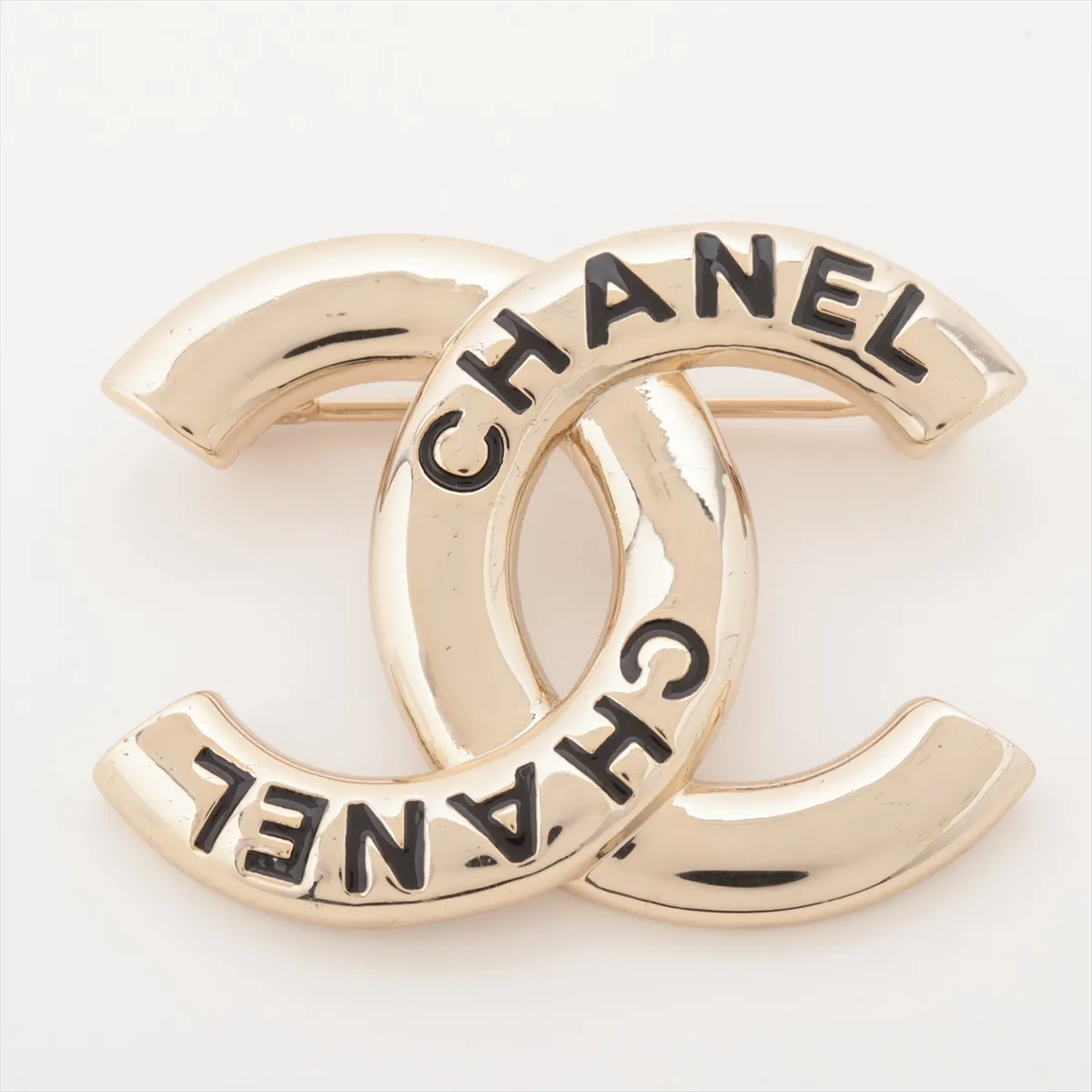 Coco Mark Logo Brooch B25C GP Gold -