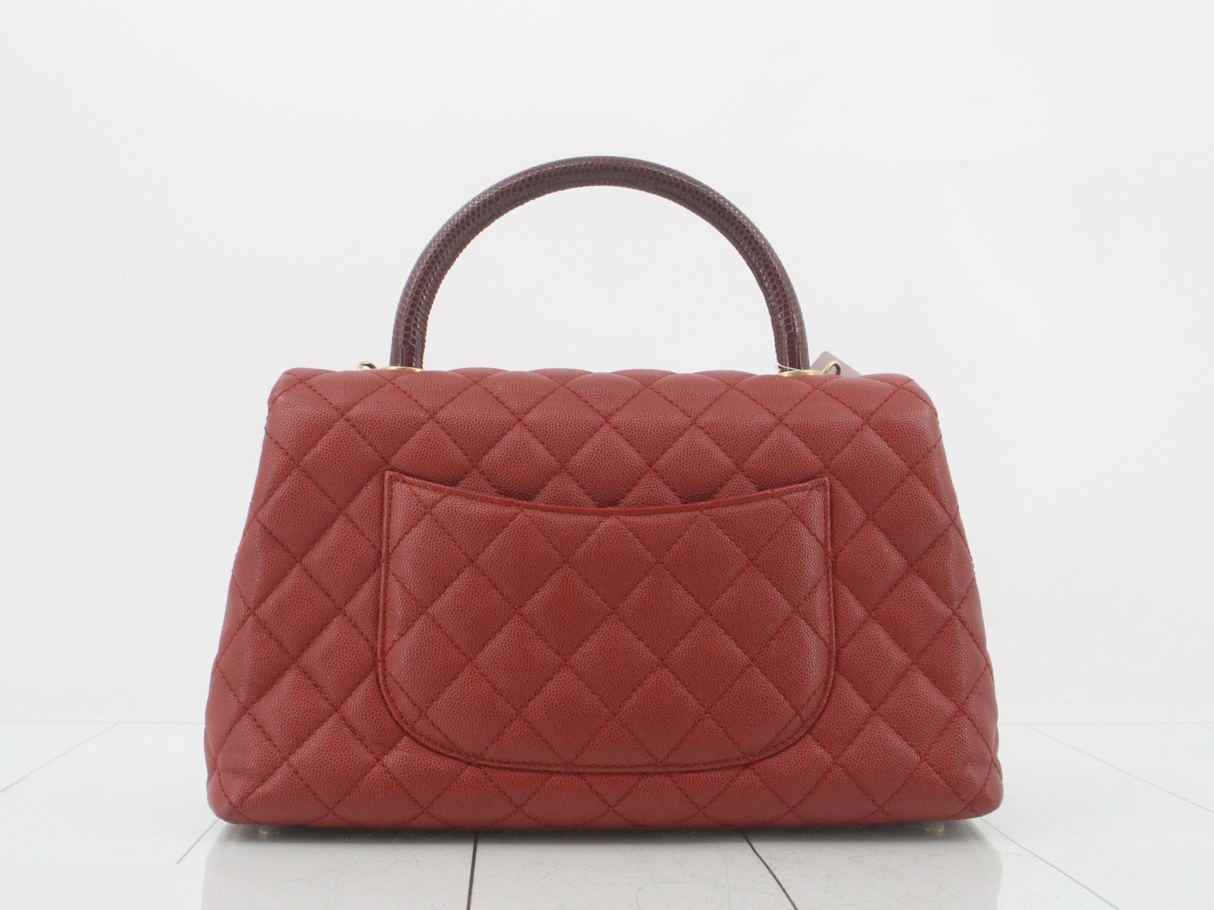 Coco Handle Caviar Skin 2-Way Handbag — view 2