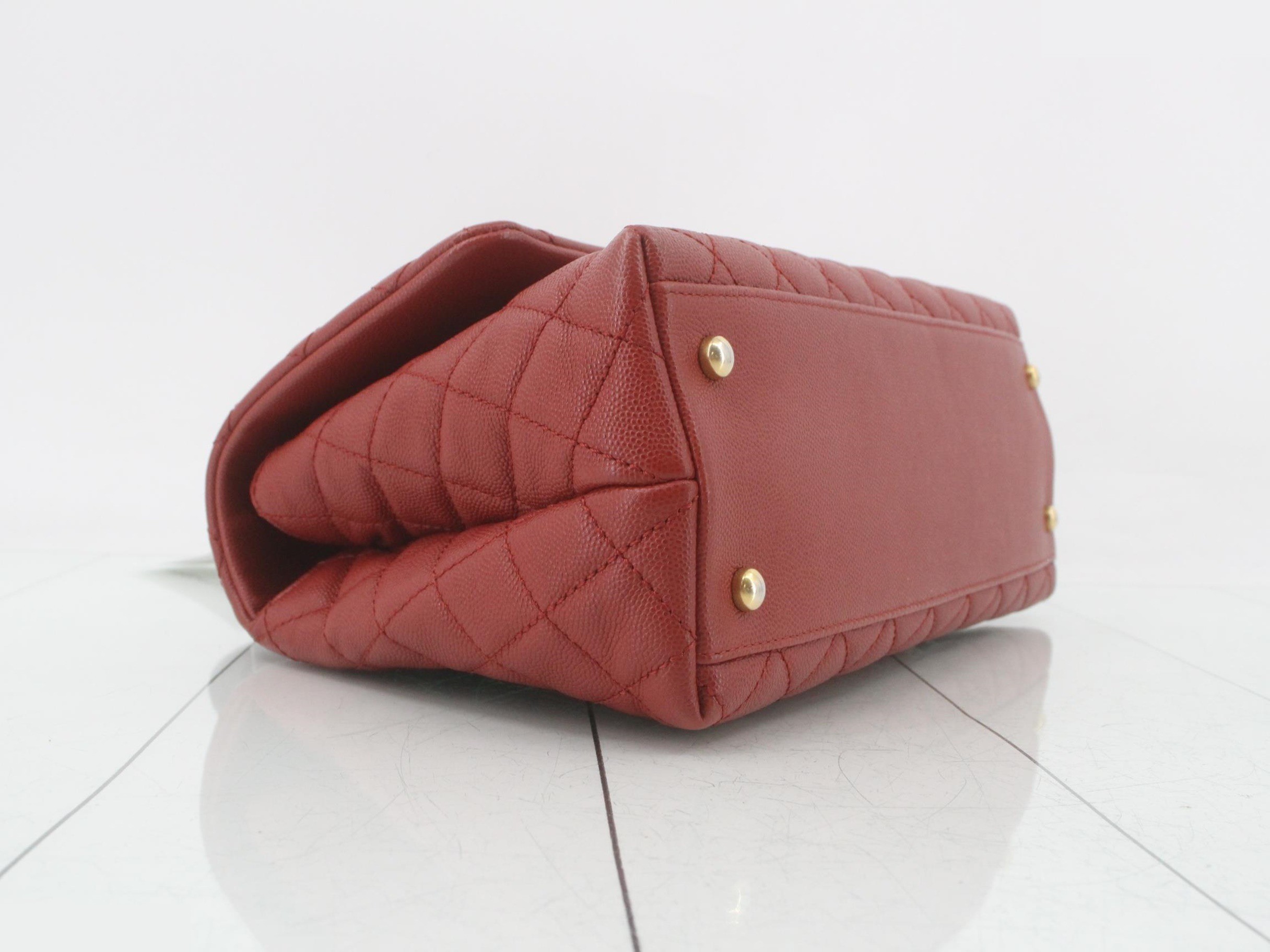 Coco Handle Caviar Skin 2-Way Handbag — view 5