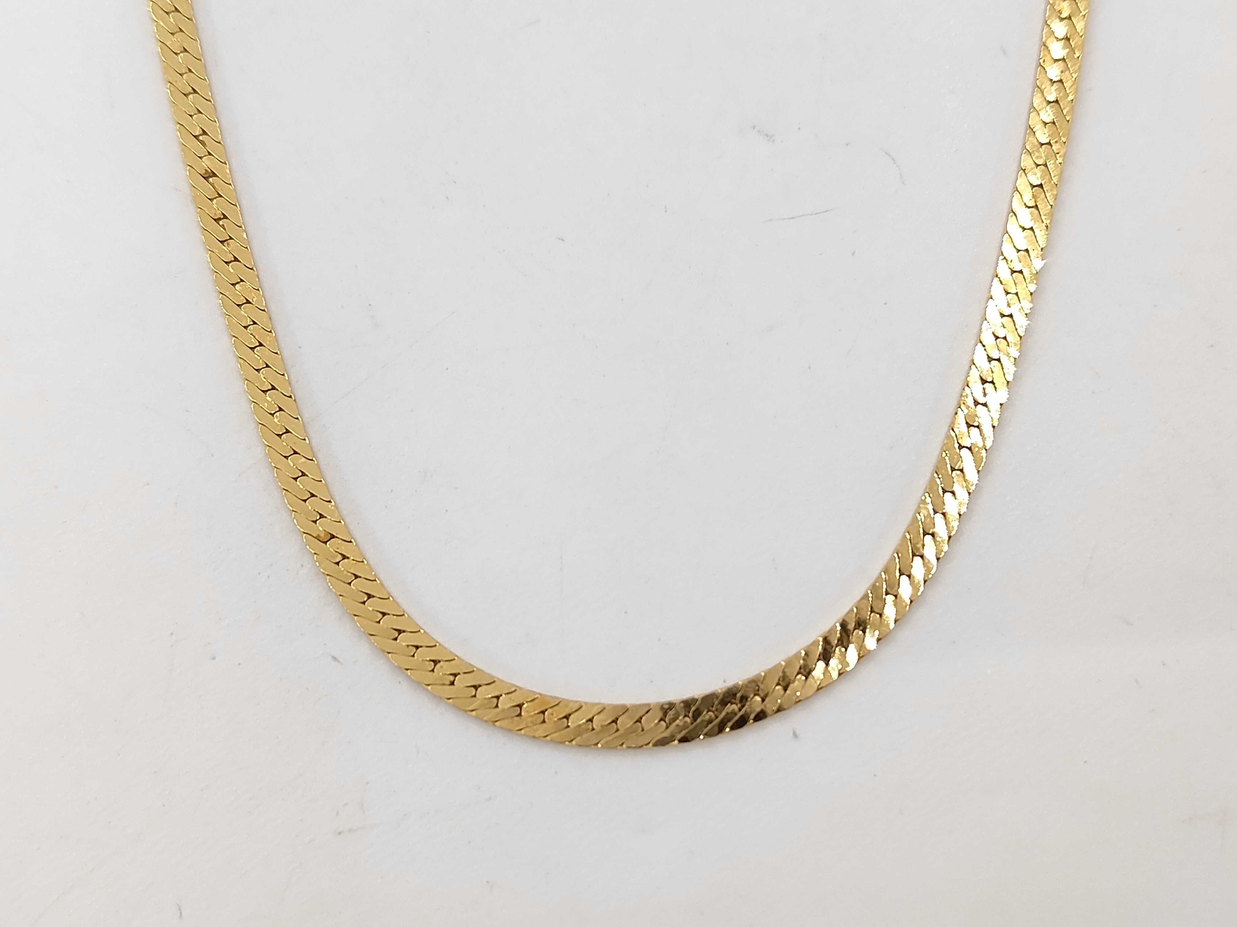 Gold Cuban Link Chain Necklace — view 3