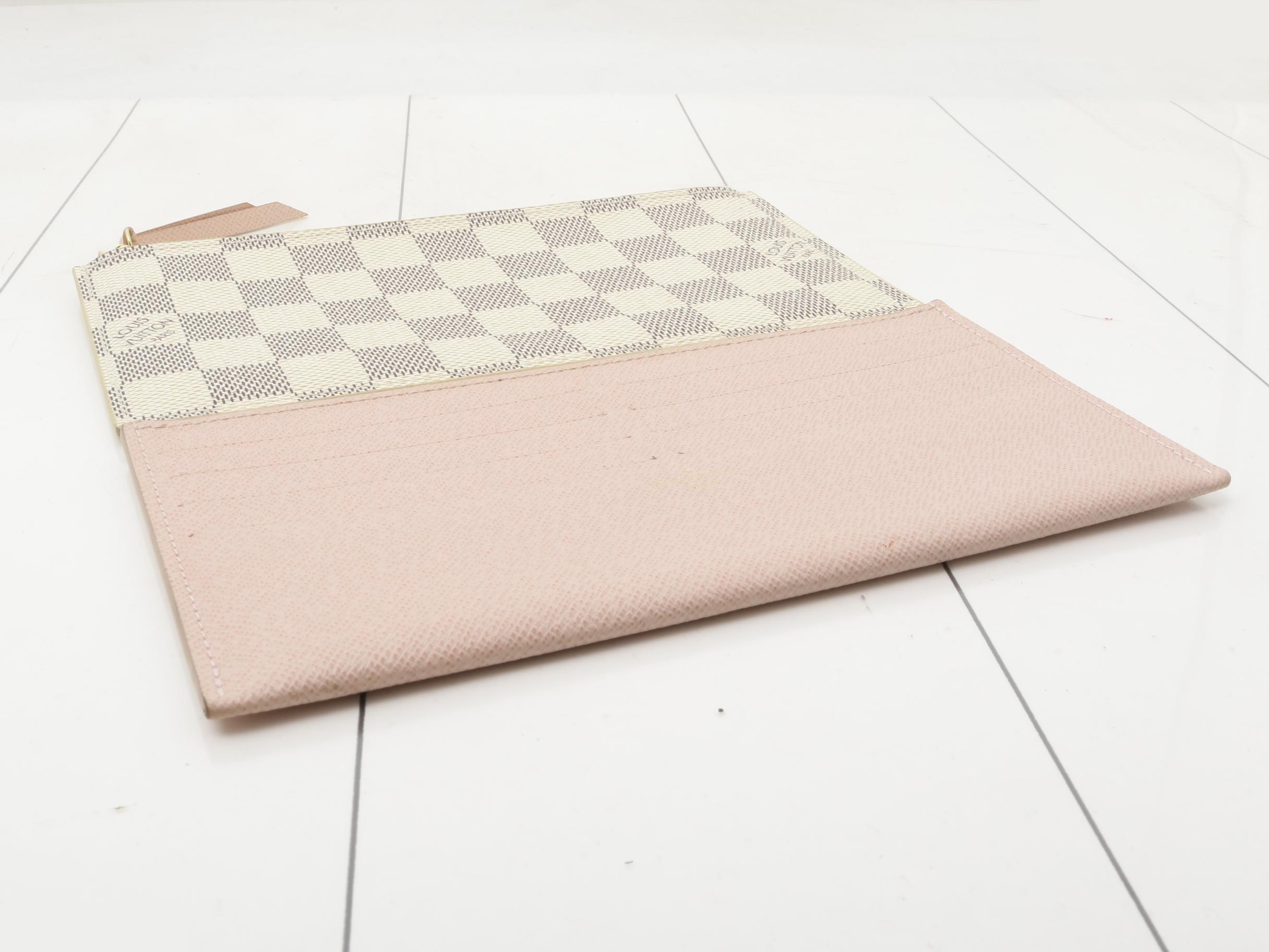 Damier Azur Pochette Felicie Shoulder Bag with Case — view 5