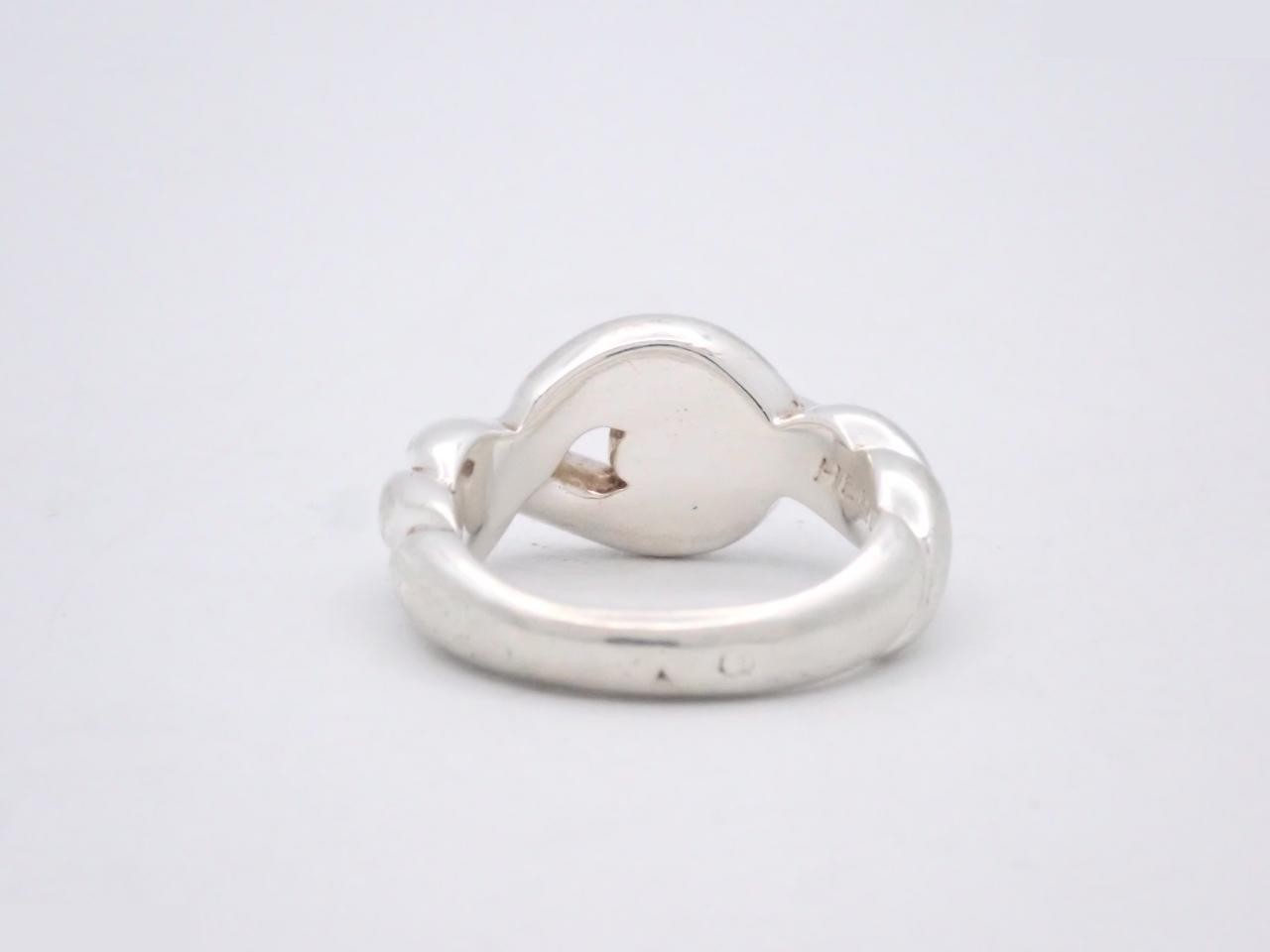 Torsade ring, stamped "51", actual size #8. — view 2