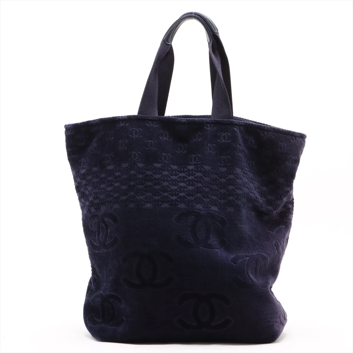 Beachline Pile Tote Bag Coco Mark Navy — view 2