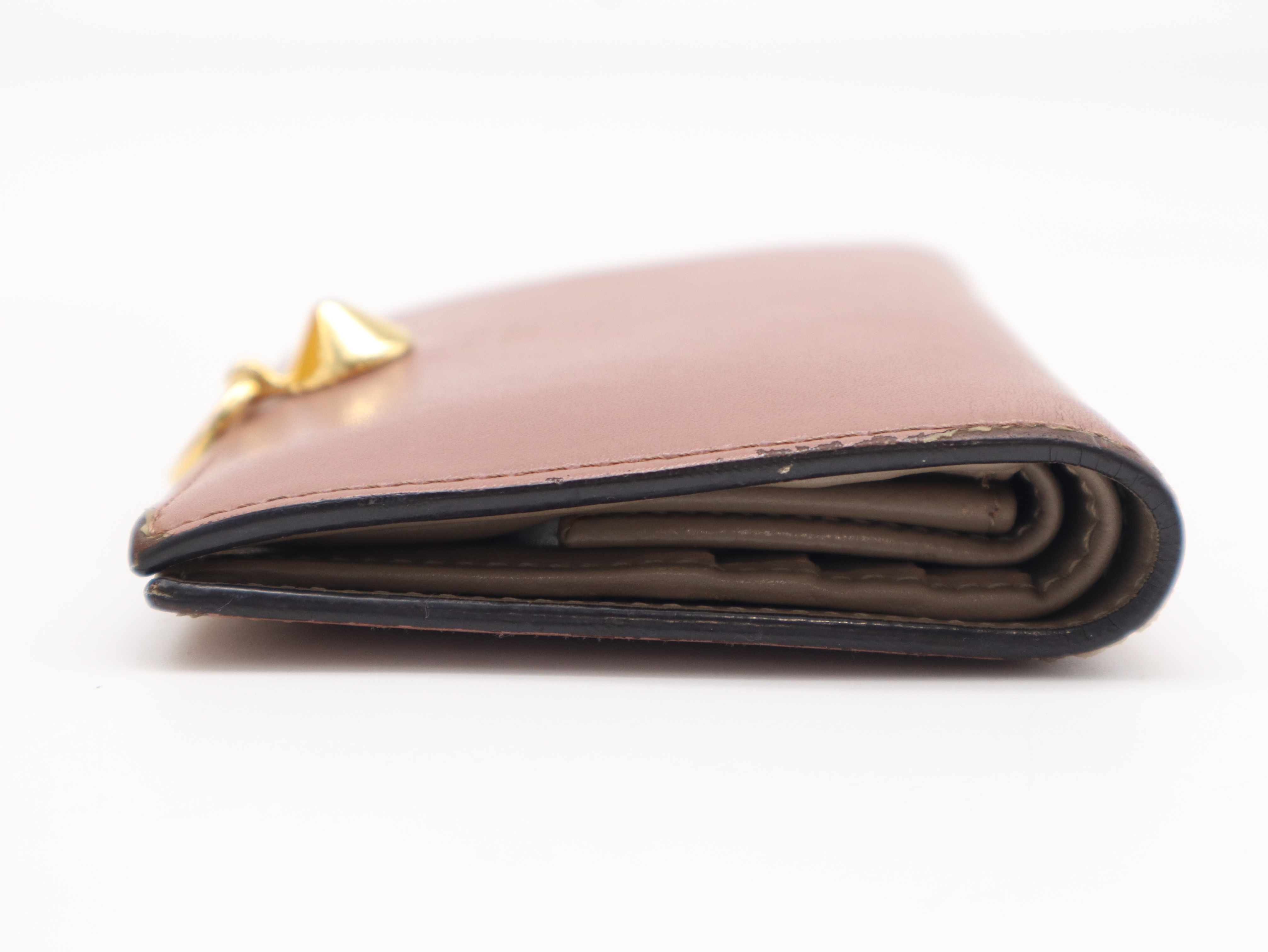 8M0387 Leather Bi-fold Wallet, Brown, with Box and Dust Bag. — view 5