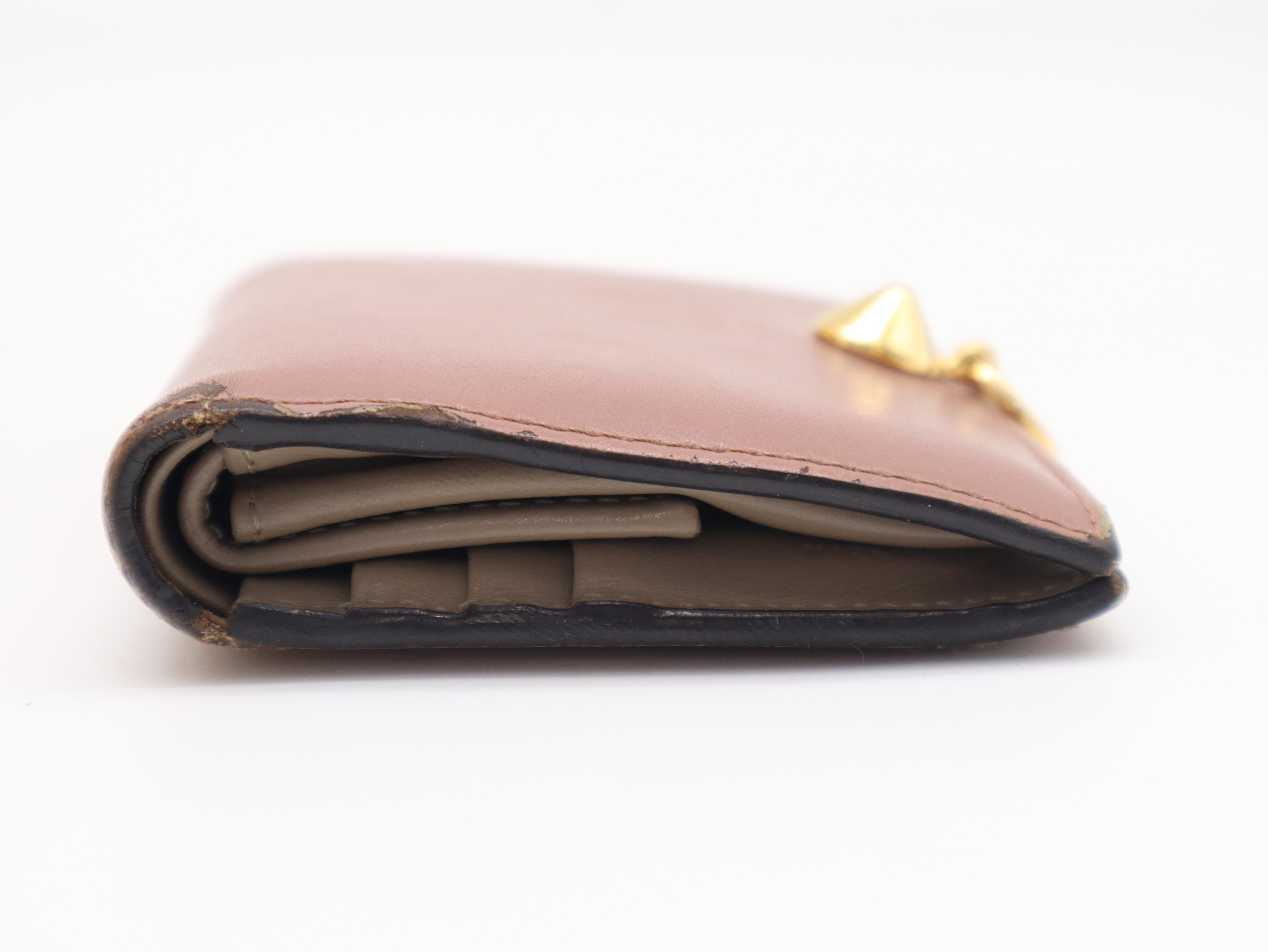 8M0387 Leather Bi-fold Wallet, Brown, with Box and Dust Bag. — view 6