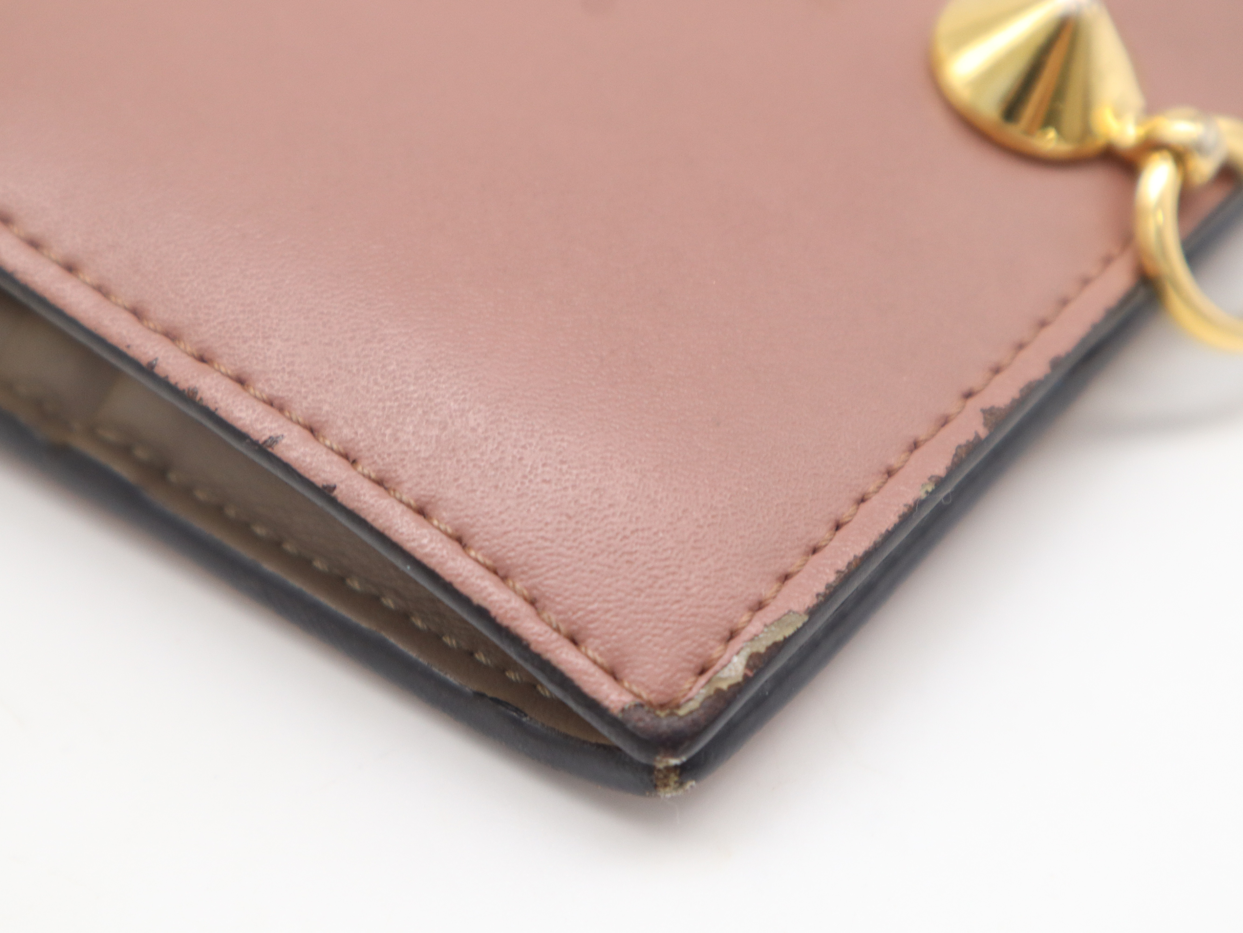 8M0387 Leather Bi-fold Wallet, Brown, with Box and Dust Bag. — view 9