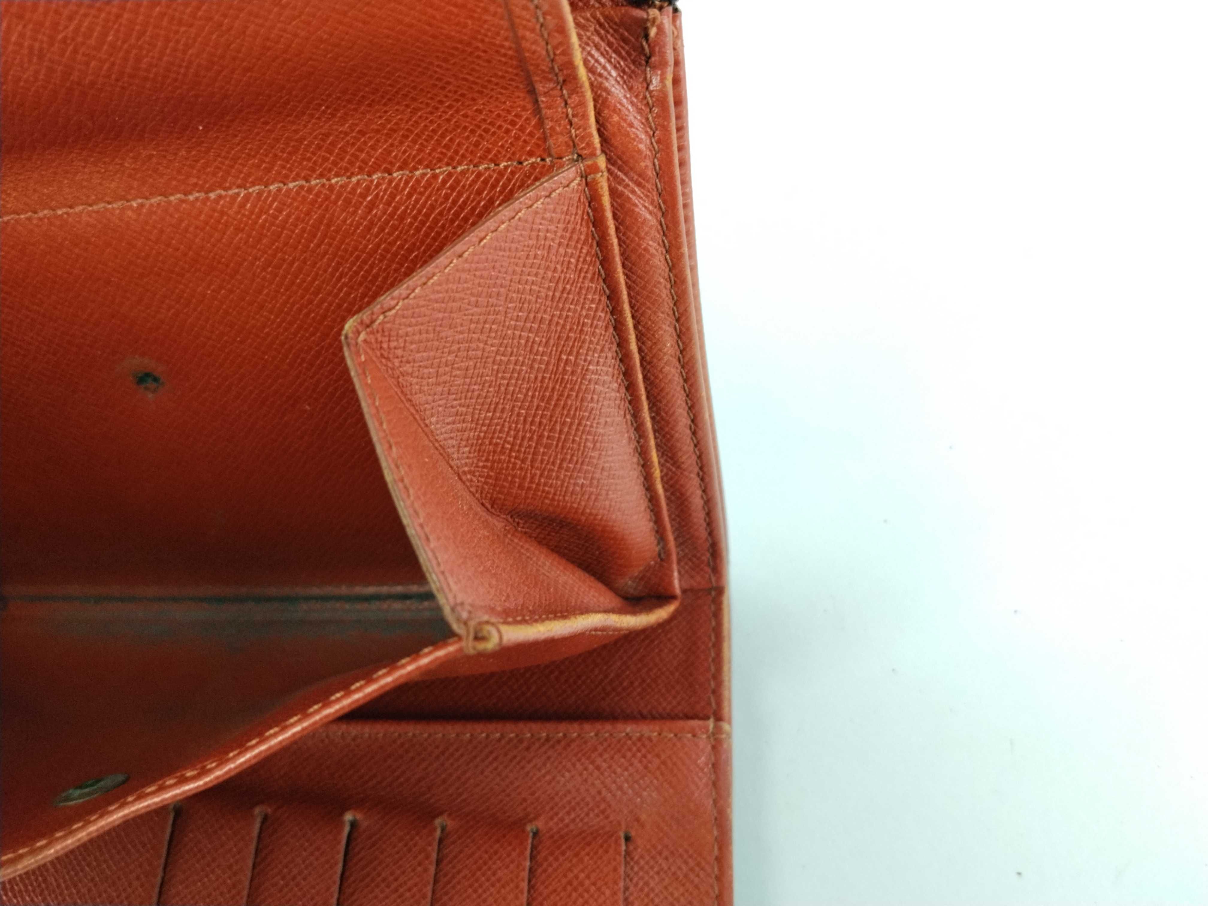 Epi Leather Wallet, Brown — view 12