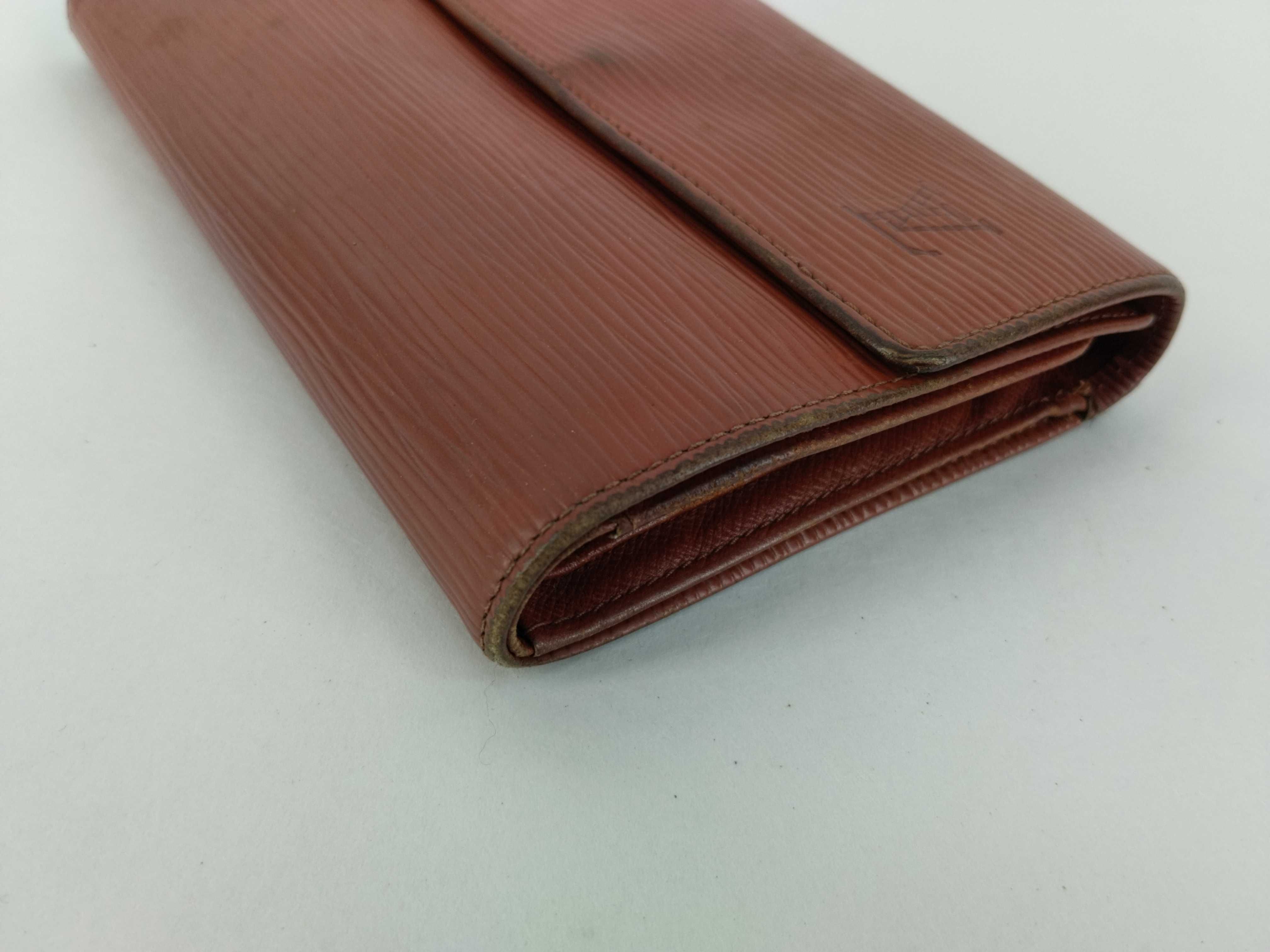 Epi Leather Wallet, Brown — view 3