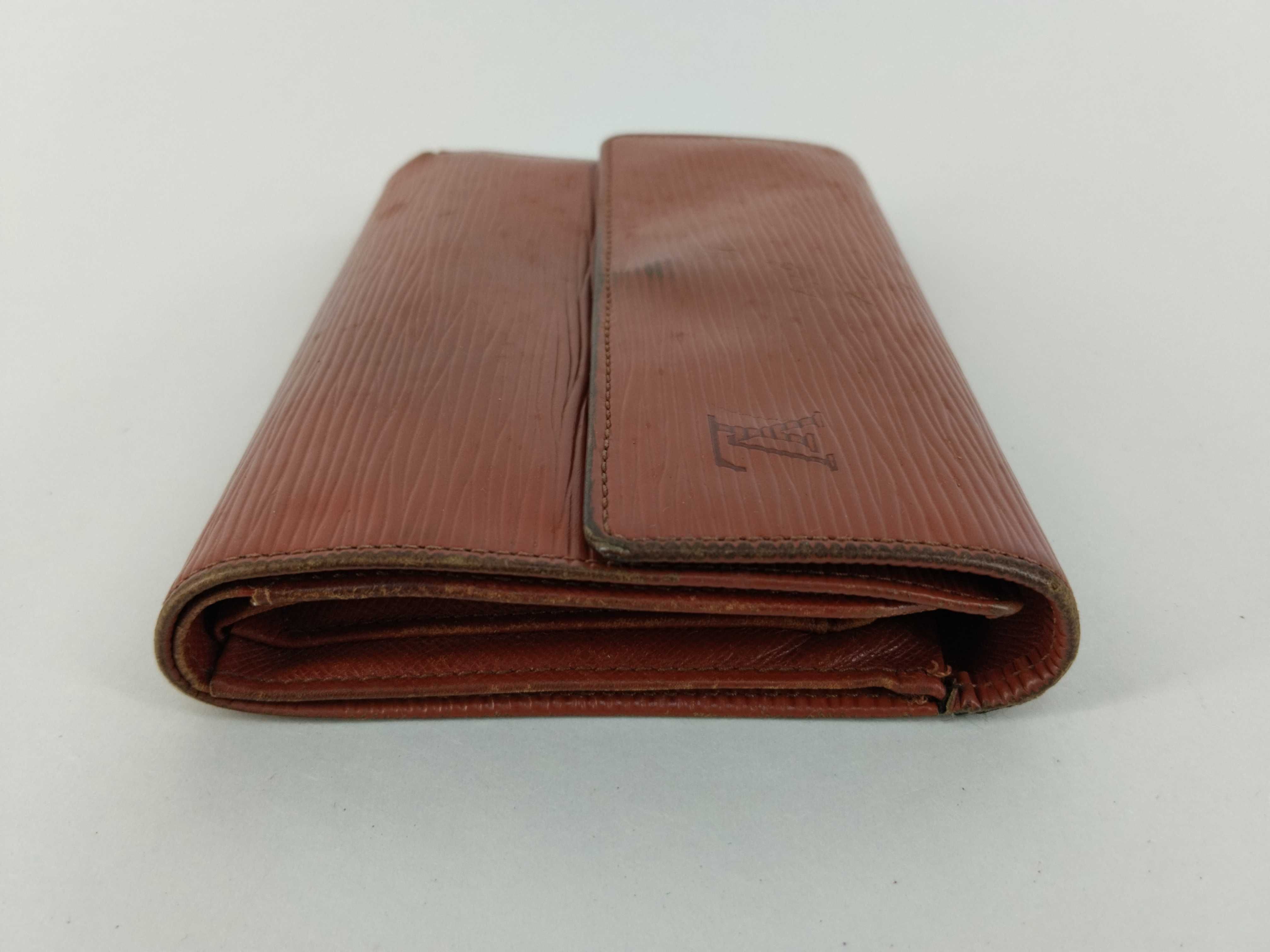 Epi Leather Wallet, Brown — view 4