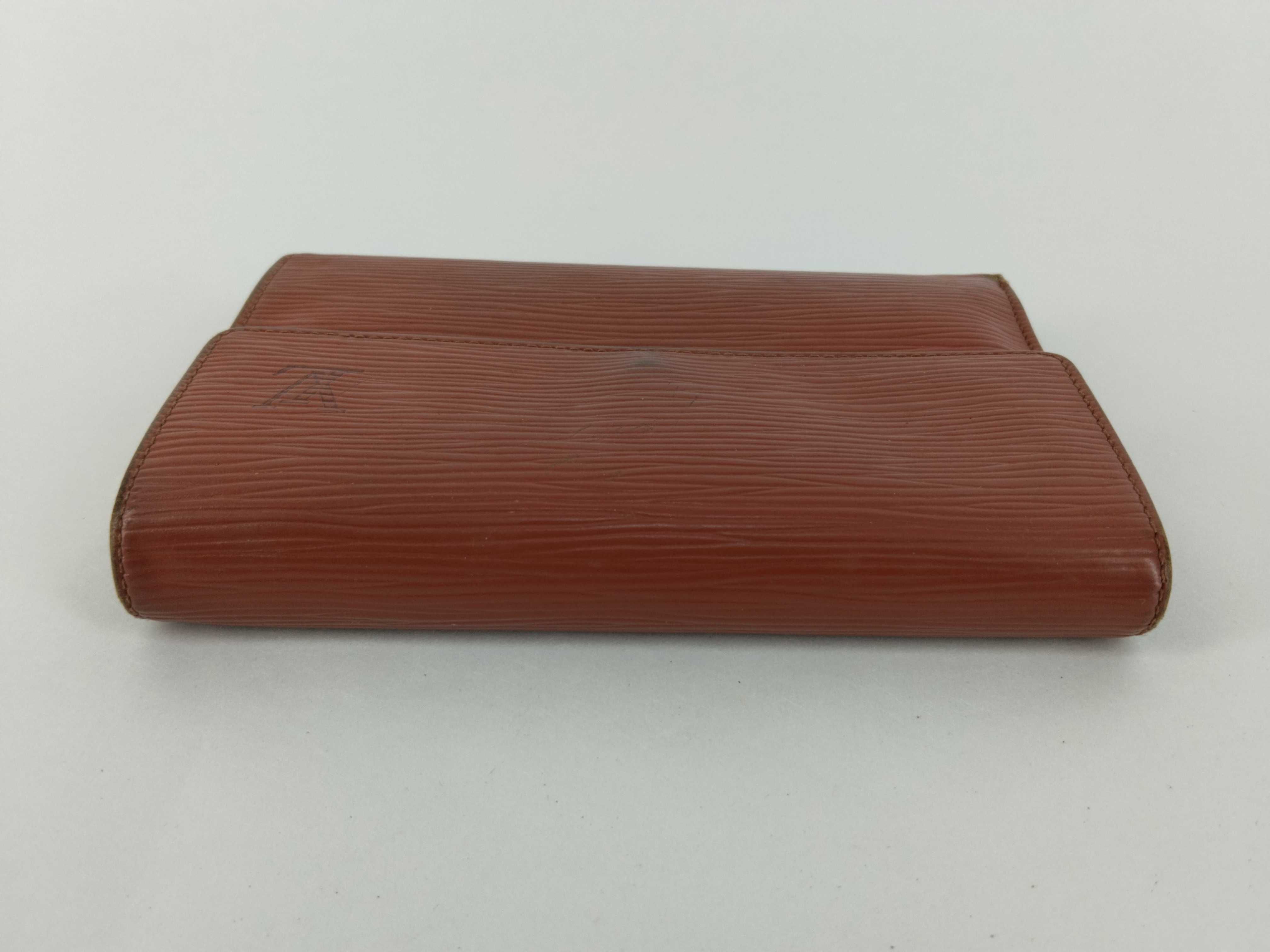 Epi Leather Wallet, Brown — view 5