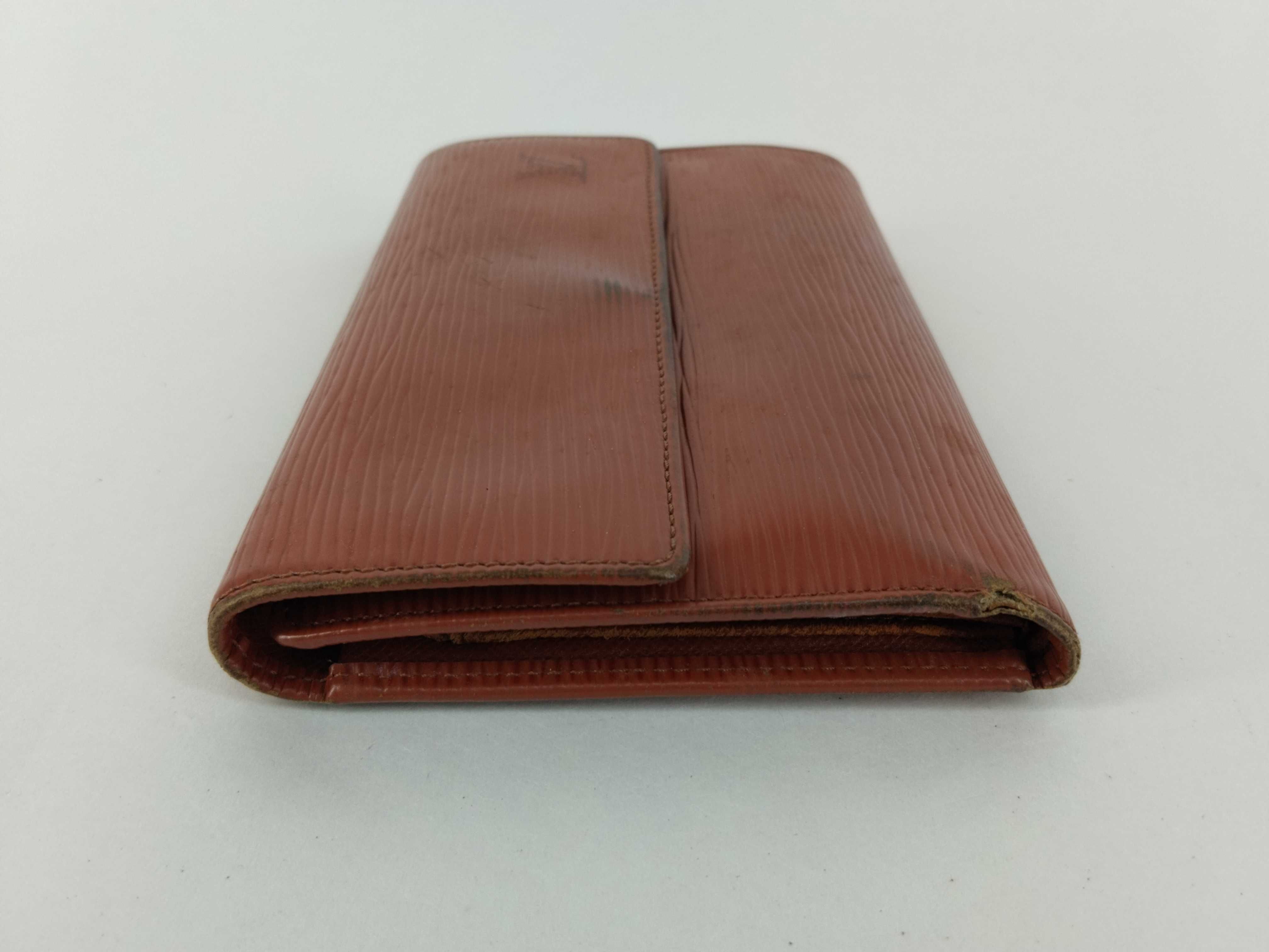 Epi Leather Wallet, Brown — view 6