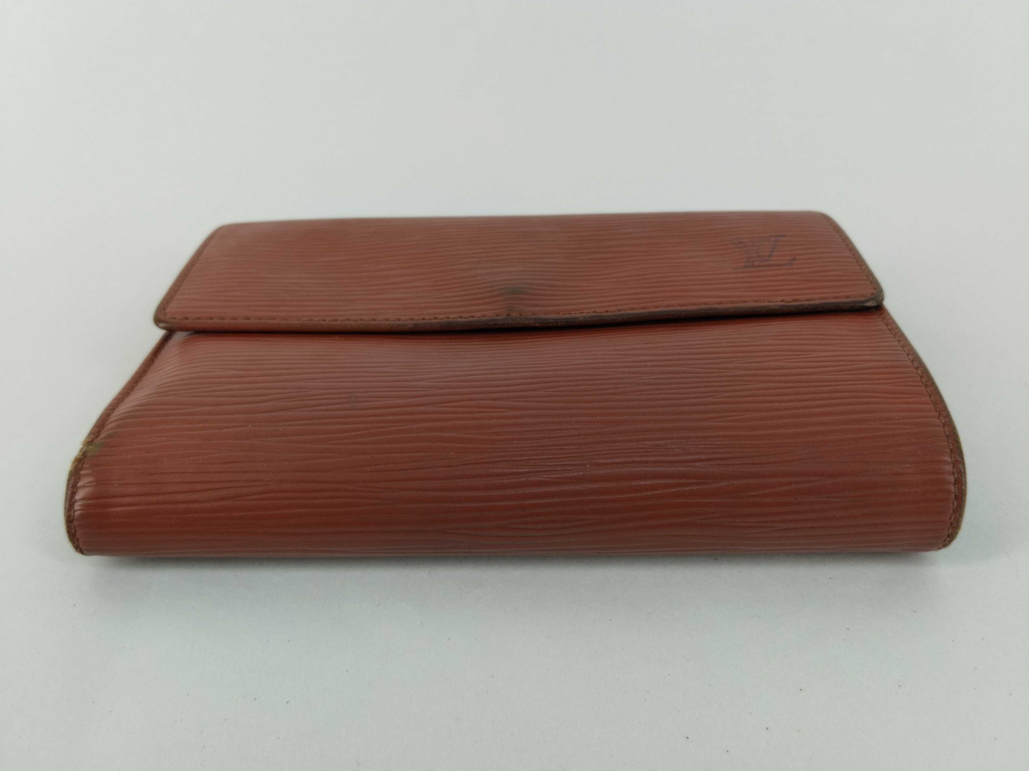 Epi Leather Wallet, Brown — view 7