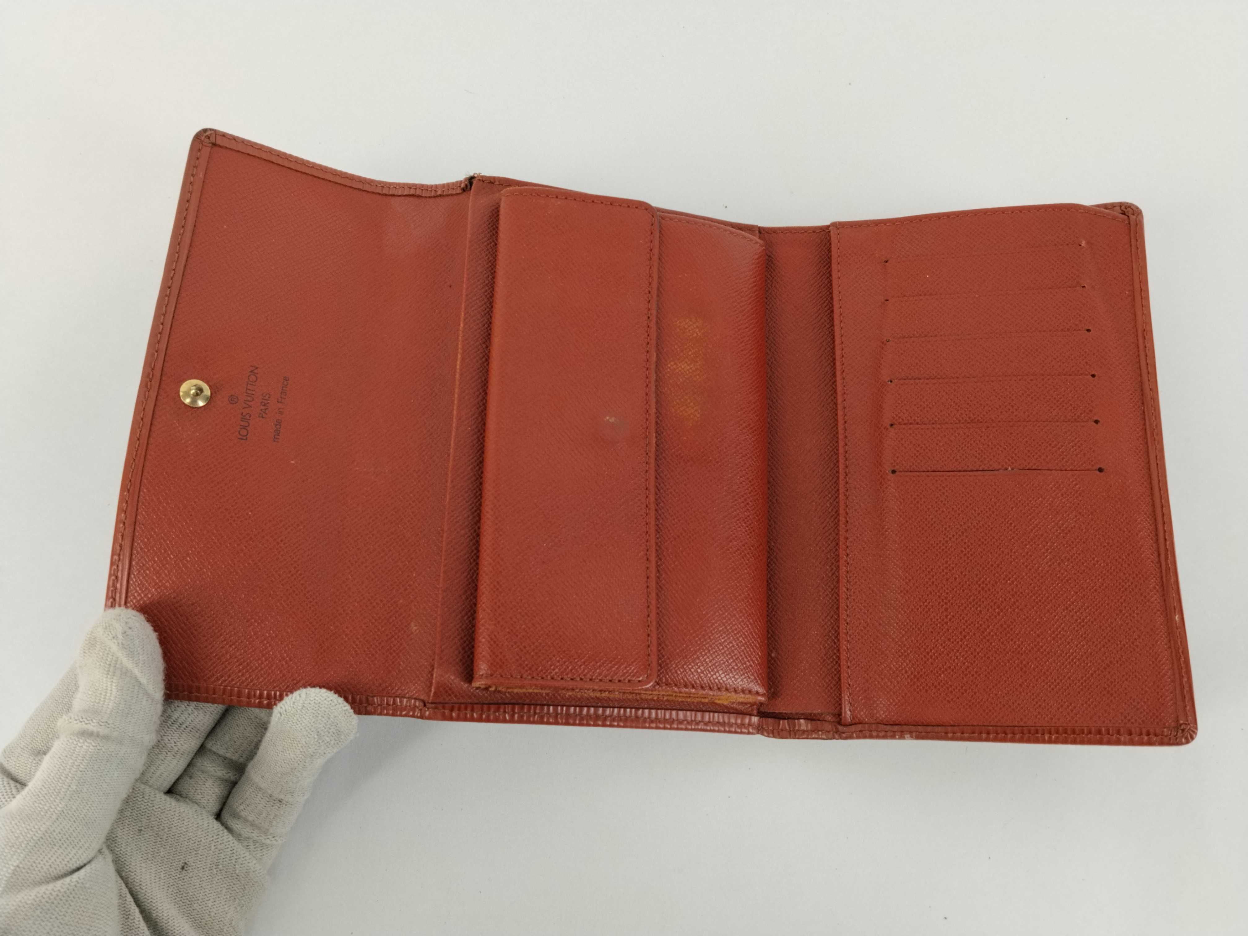 Epi Leather Wallet, Brown — view 10