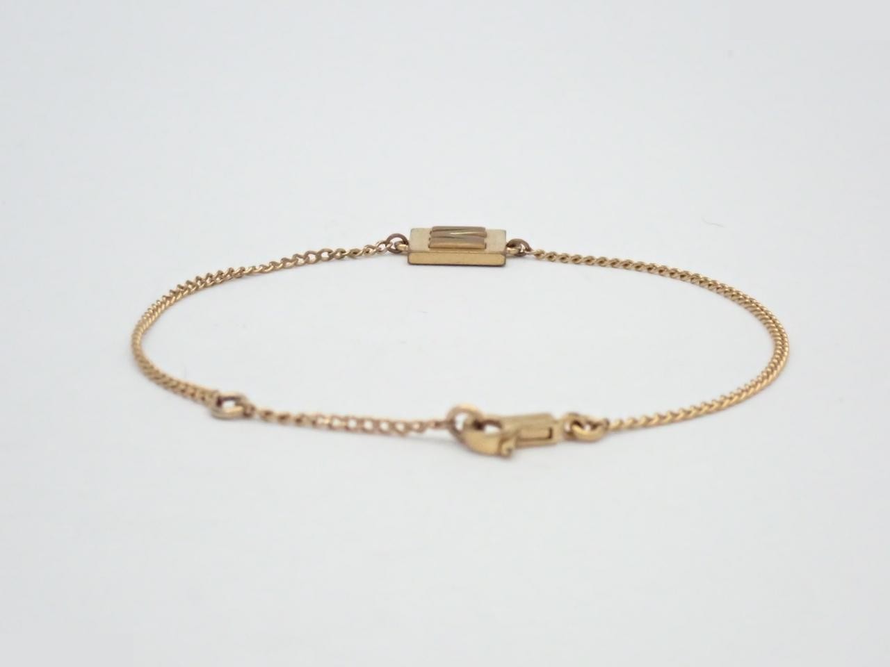 bracelet, gold color, wrist circumference approximately 17.5 cm — view 2