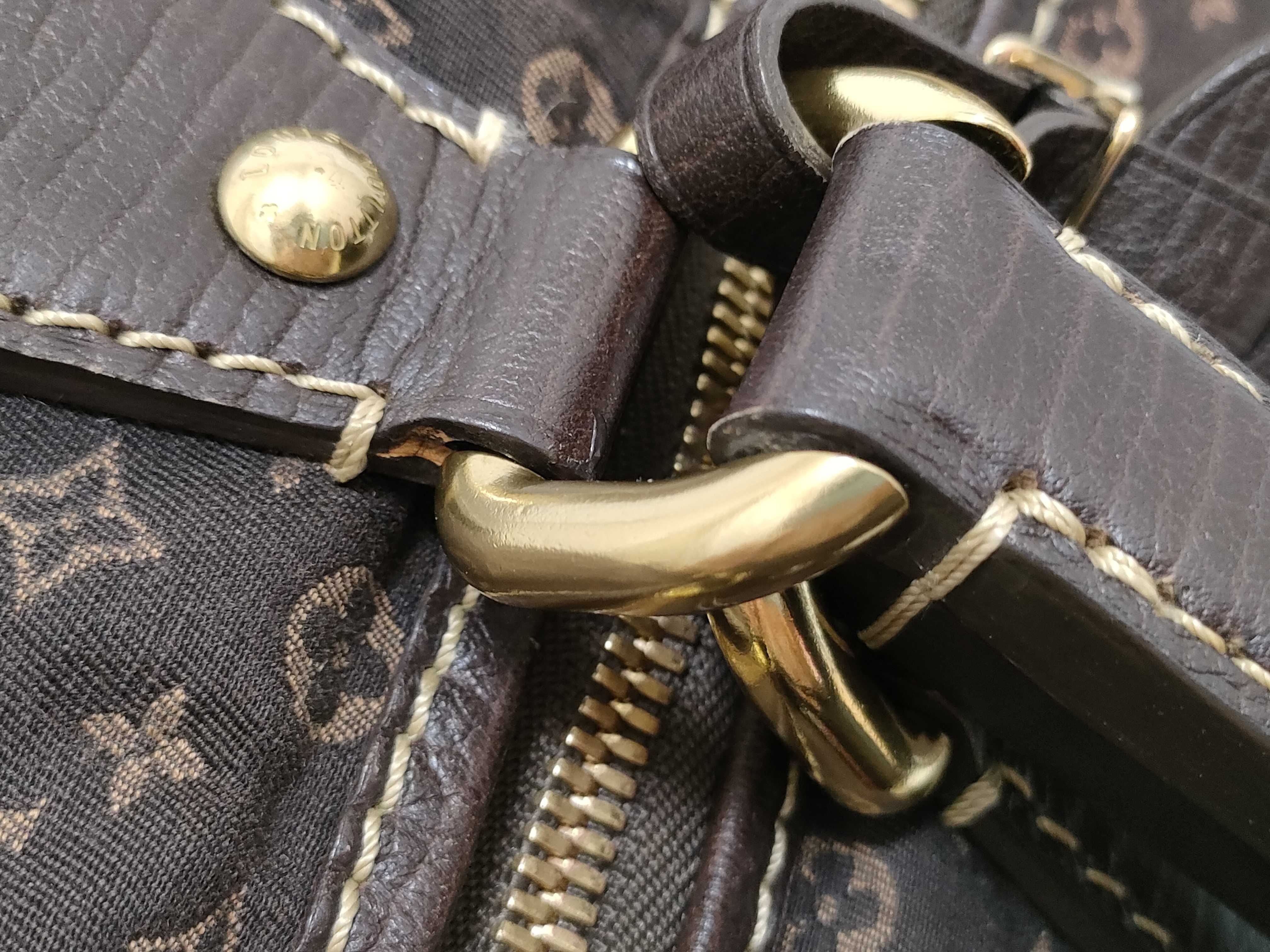 Monogram Mini Lin M40019 Keepall 45 Boston Bag Monogram Mini Lin Ebene Boston Bag — view 5