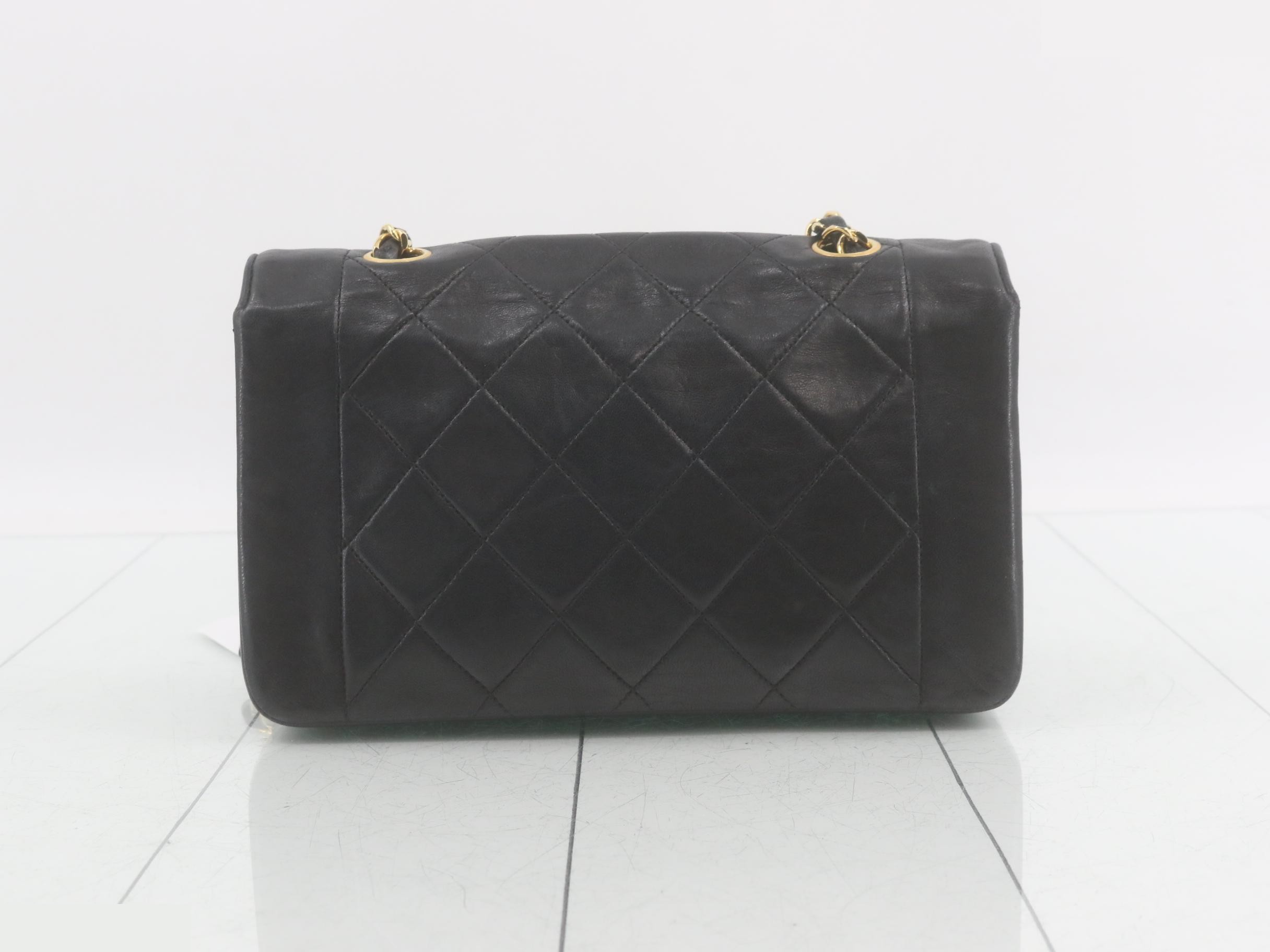 Matelassé Leather Chain Shoulder Bag — view 2