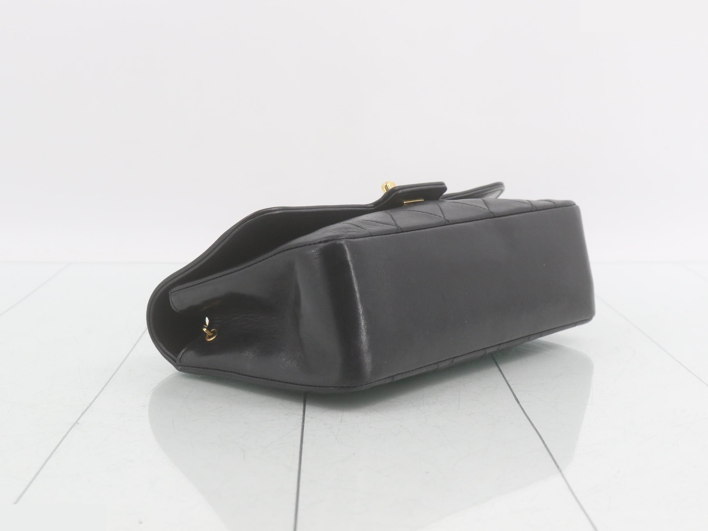 Matelassé Leather Chain Shoulder Bag — view 5