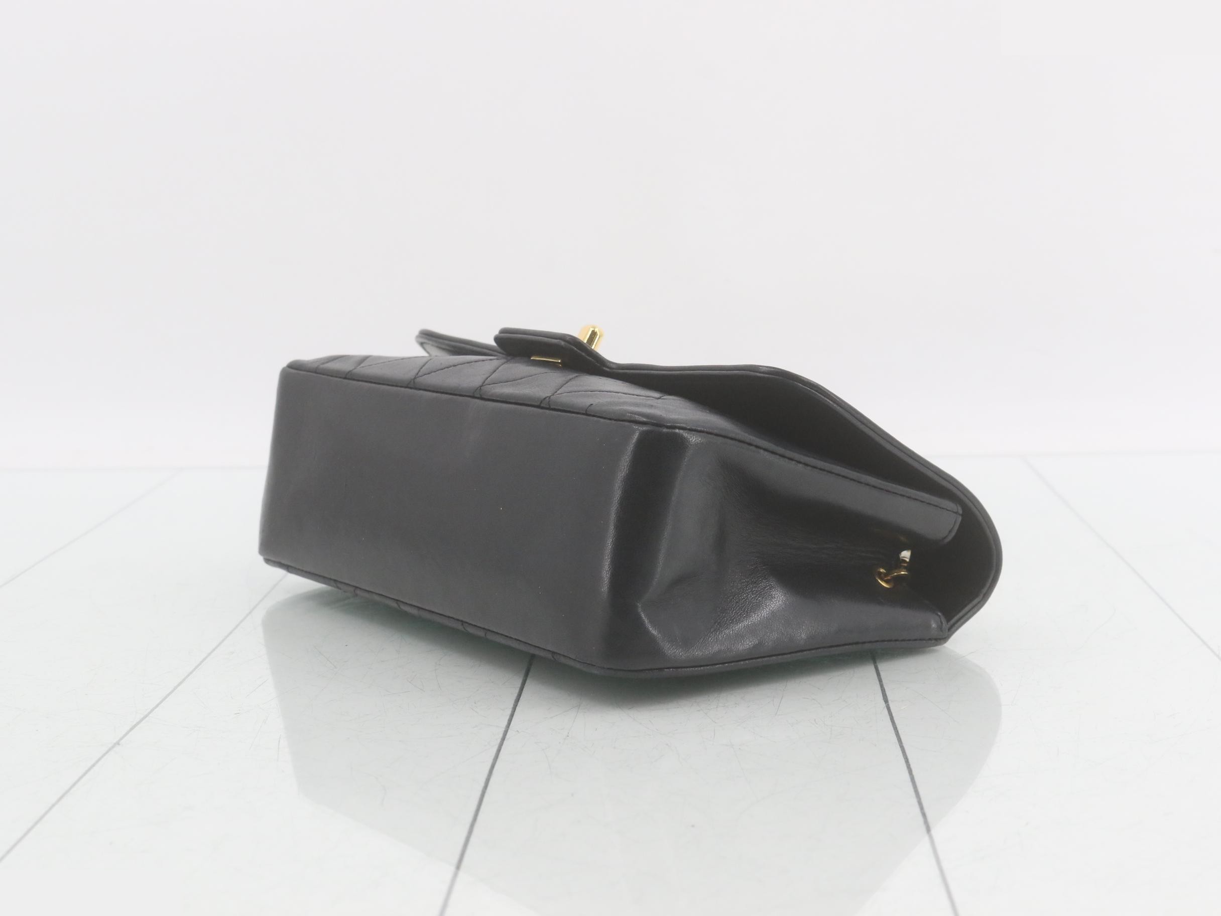 Matelassé Leather Chain Shoulder Bag — view 6
