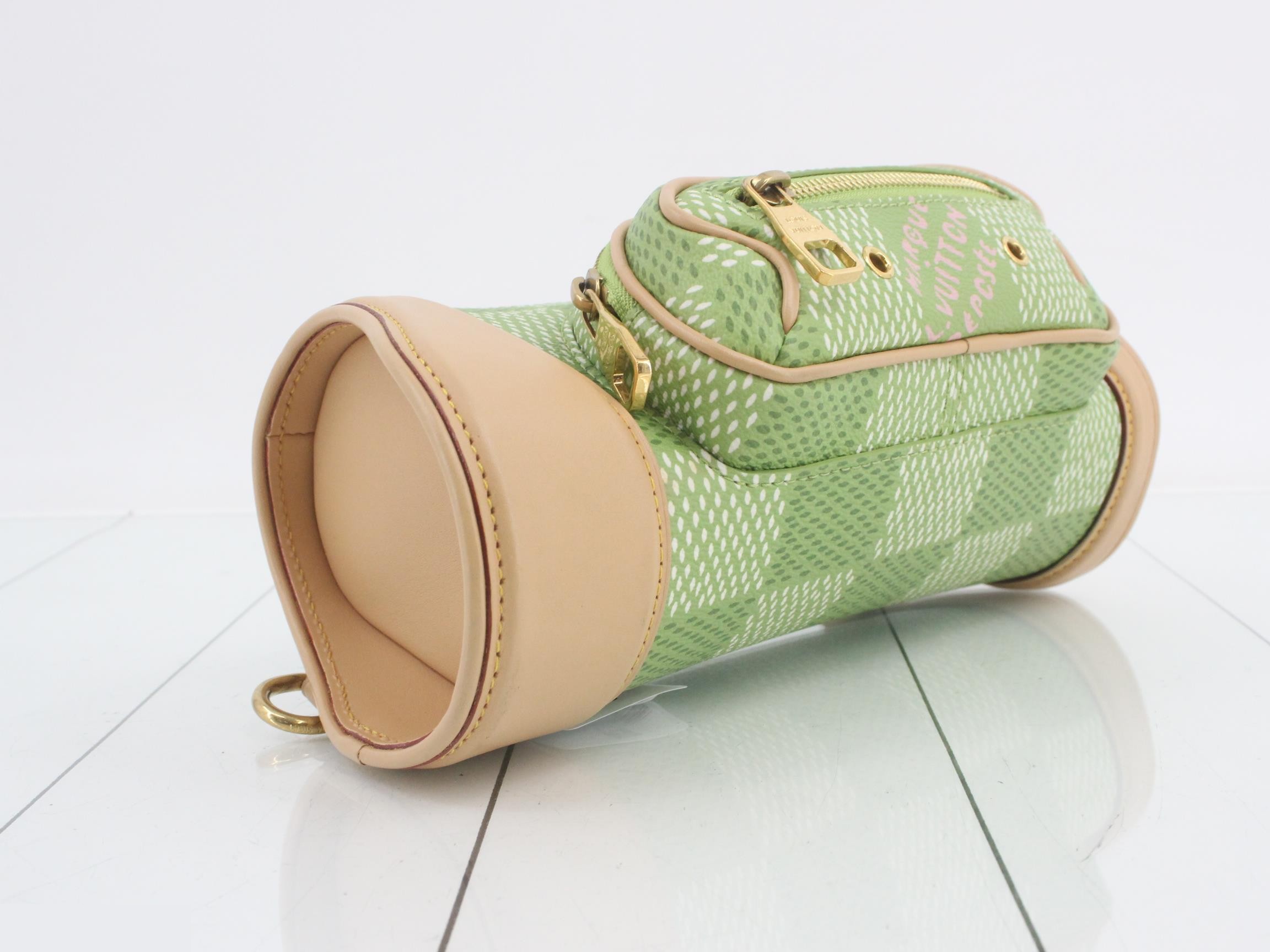 Damier Golf Mini Golf Bag, Green, 2-Way Handbag — view 5