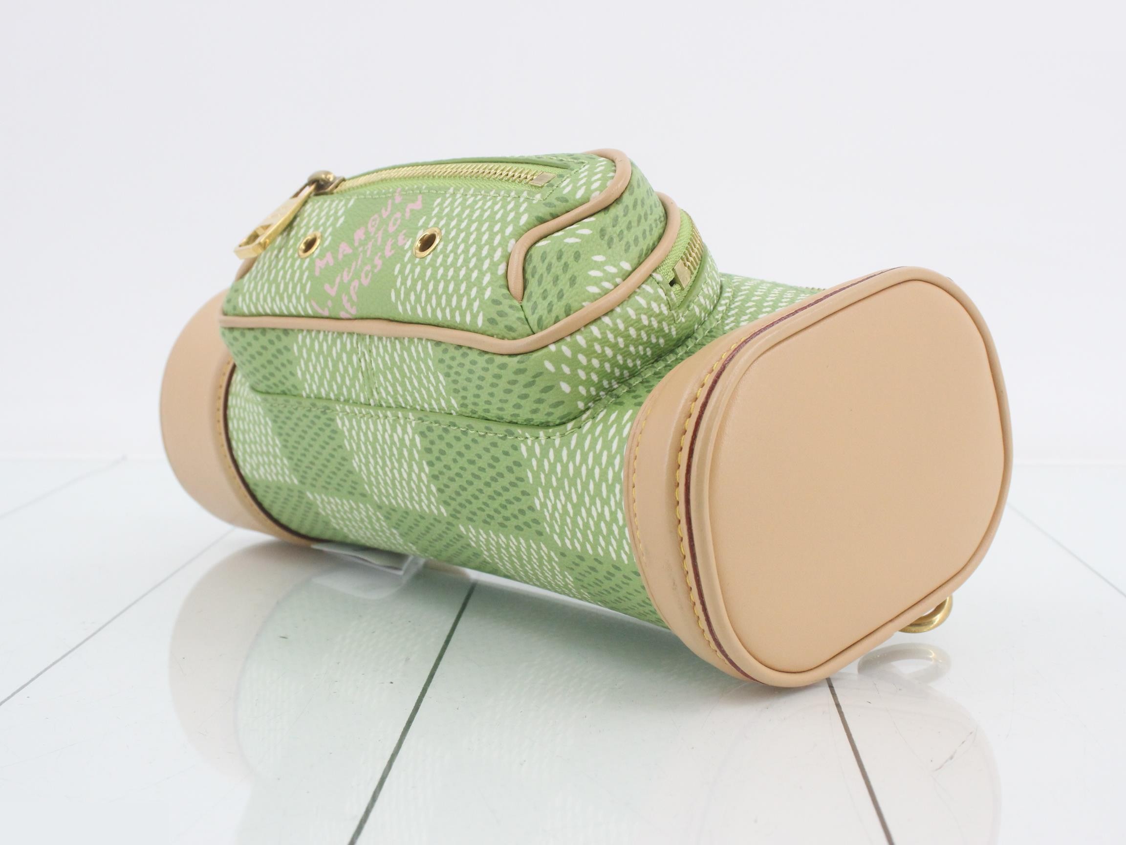 Damier Golf Mini Golf Bag, Green, 2-Way Handbag — view 6