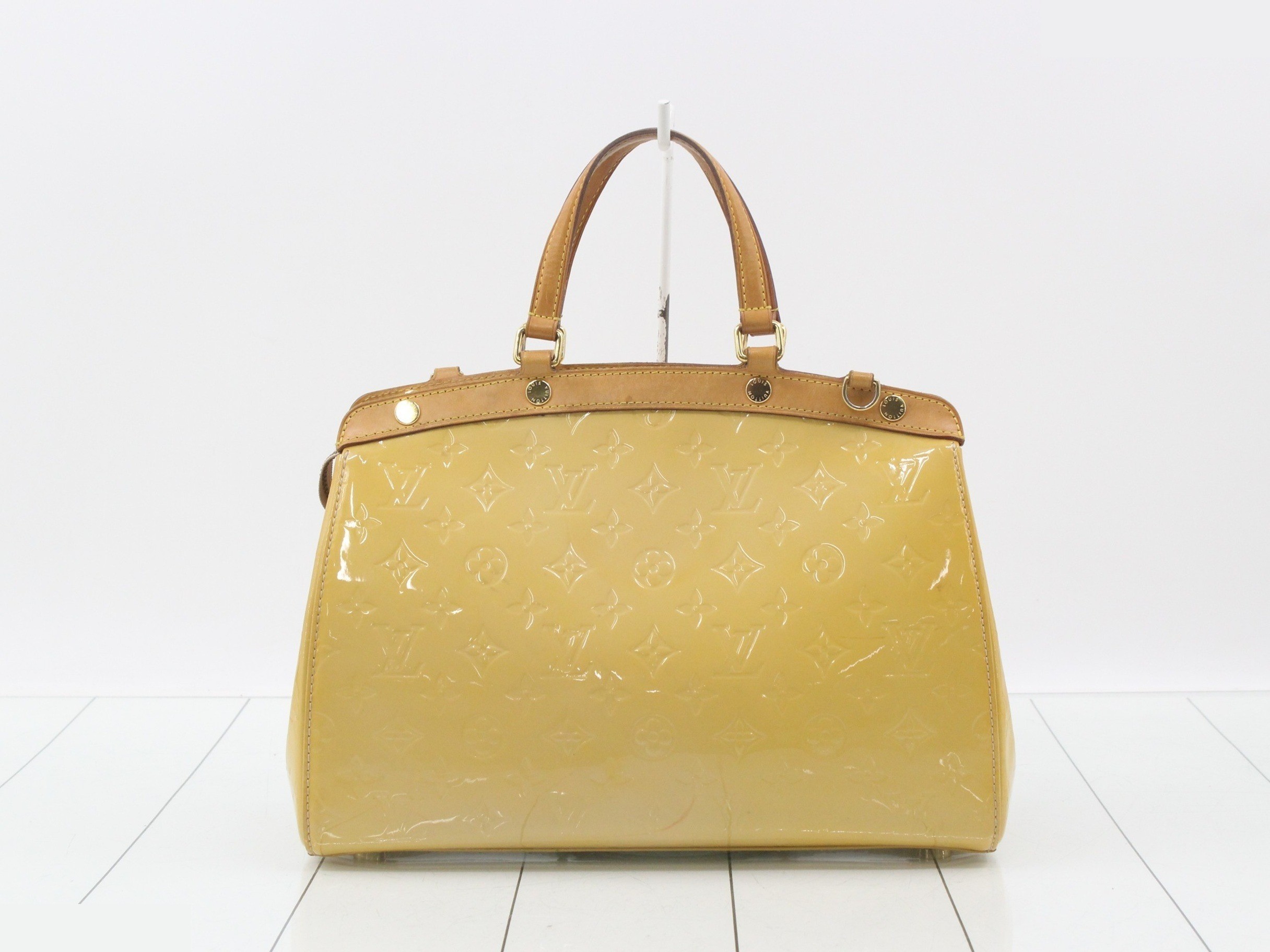 handbag, women's, Blair MM, Vernis, citrine, yellow. — view 2