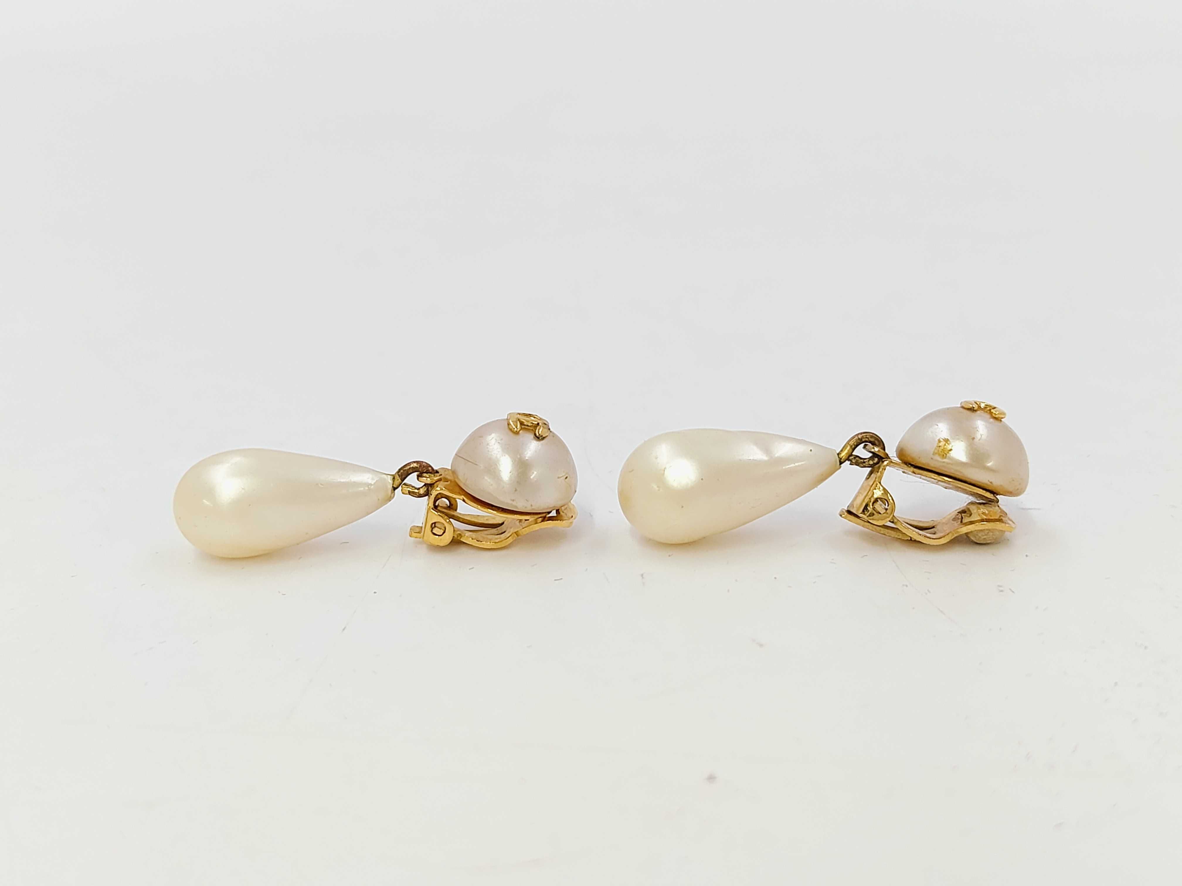 Coco Swing Pearl Gold Earrings — view 3