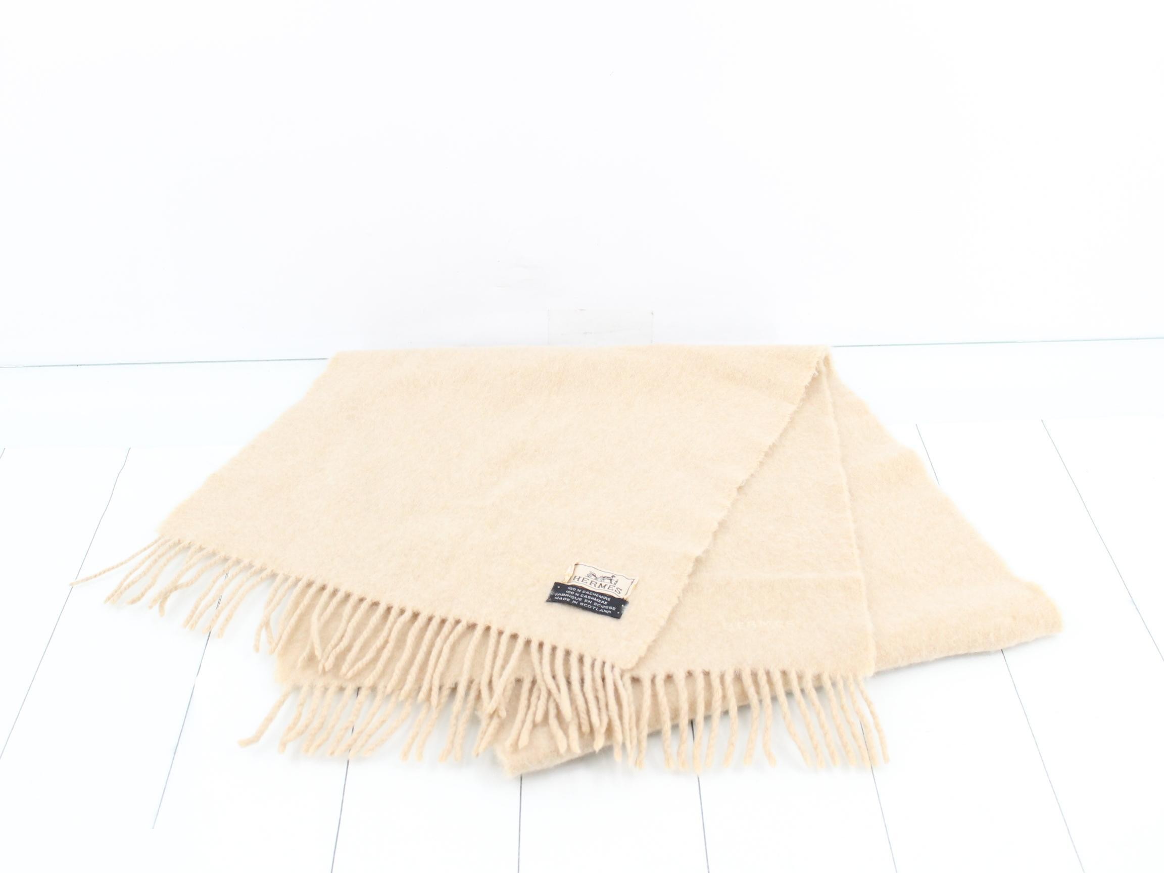 Scarf, beige, cashmere — view 2