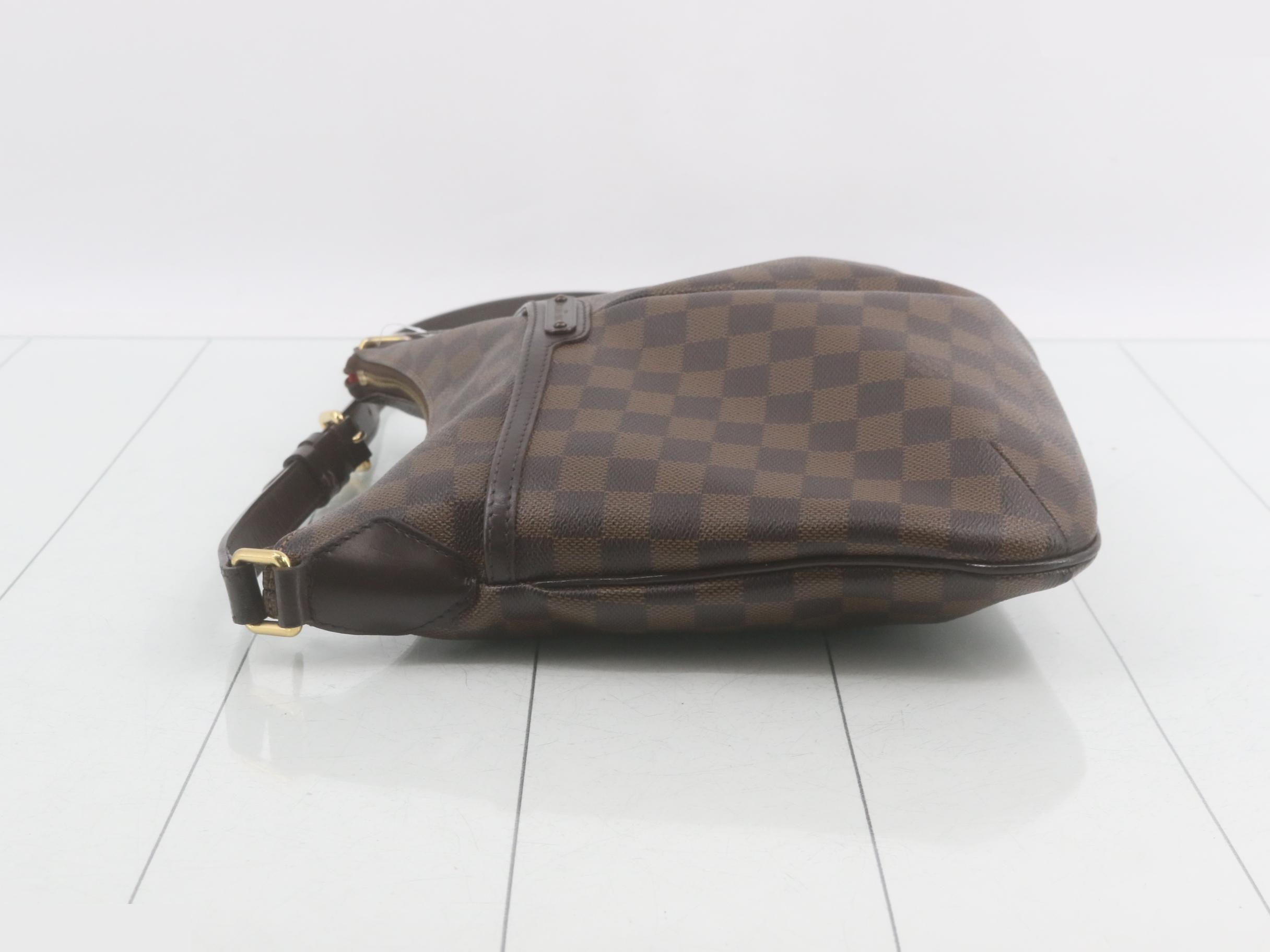 Bloomsbury PM Damier Ebene Brown Shoulder Bag — view 4
