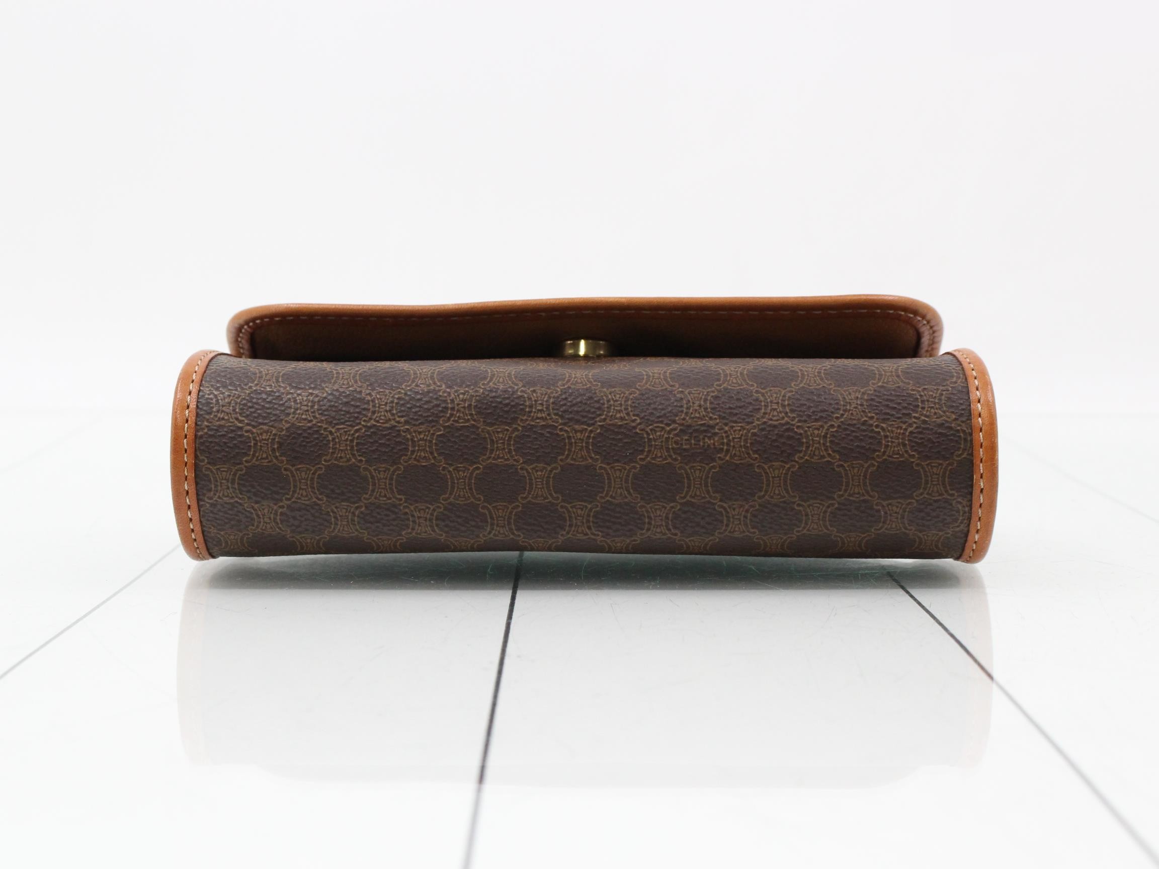 Other lines: Bags & Pouches, Macadam pattern, Brown — view 3