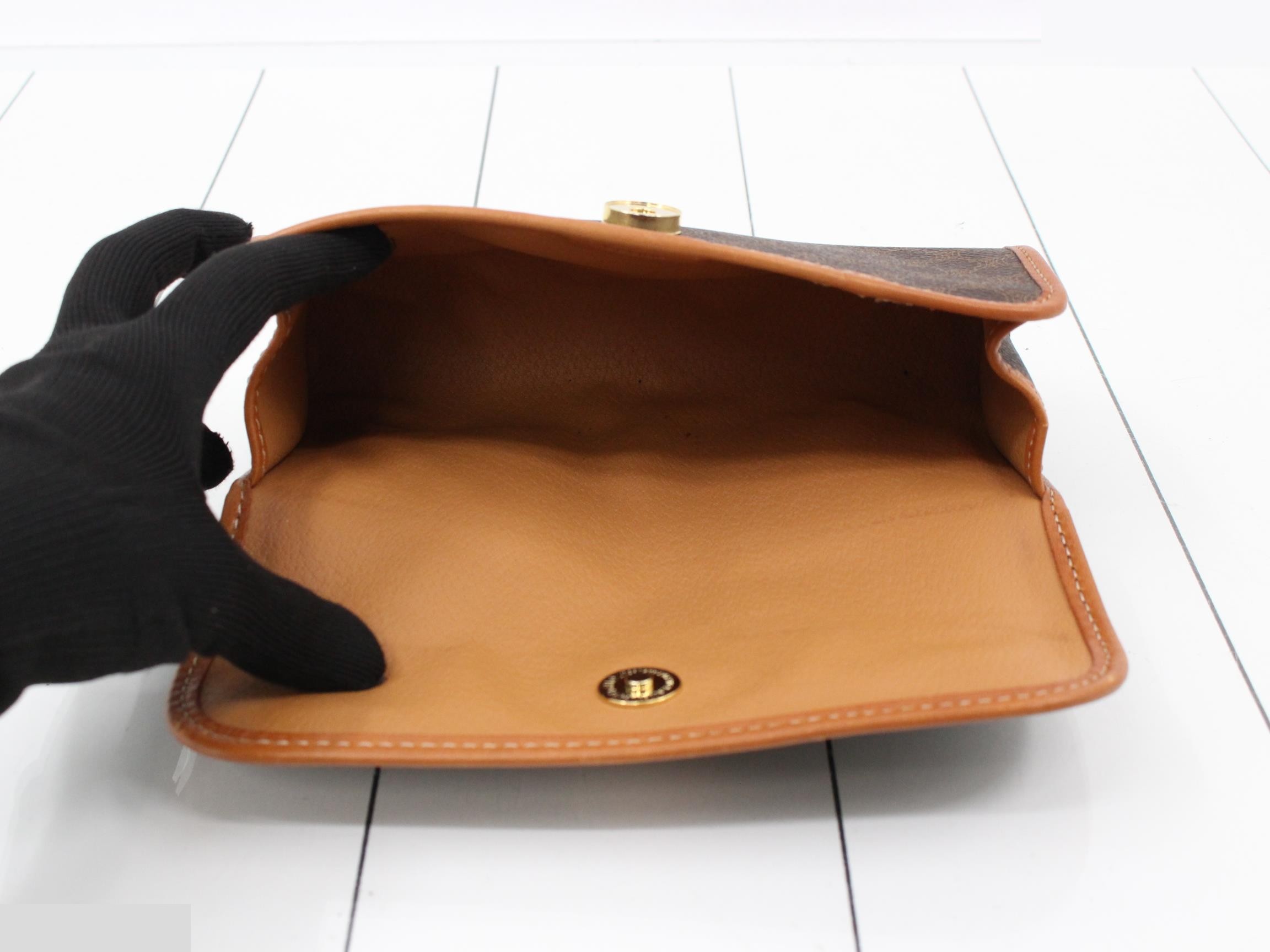 Other lines: Bags & Pouches, Macadam pattern, Brown — view 4