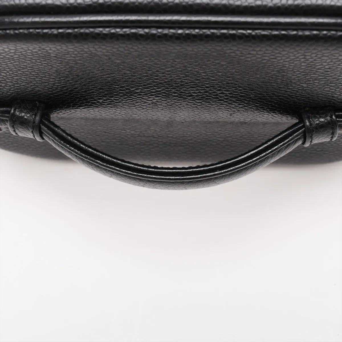 Coco Mark Caviar Skin Vanity Bag, Black with Gold Hardware, 6593039, Series 6 — view 5